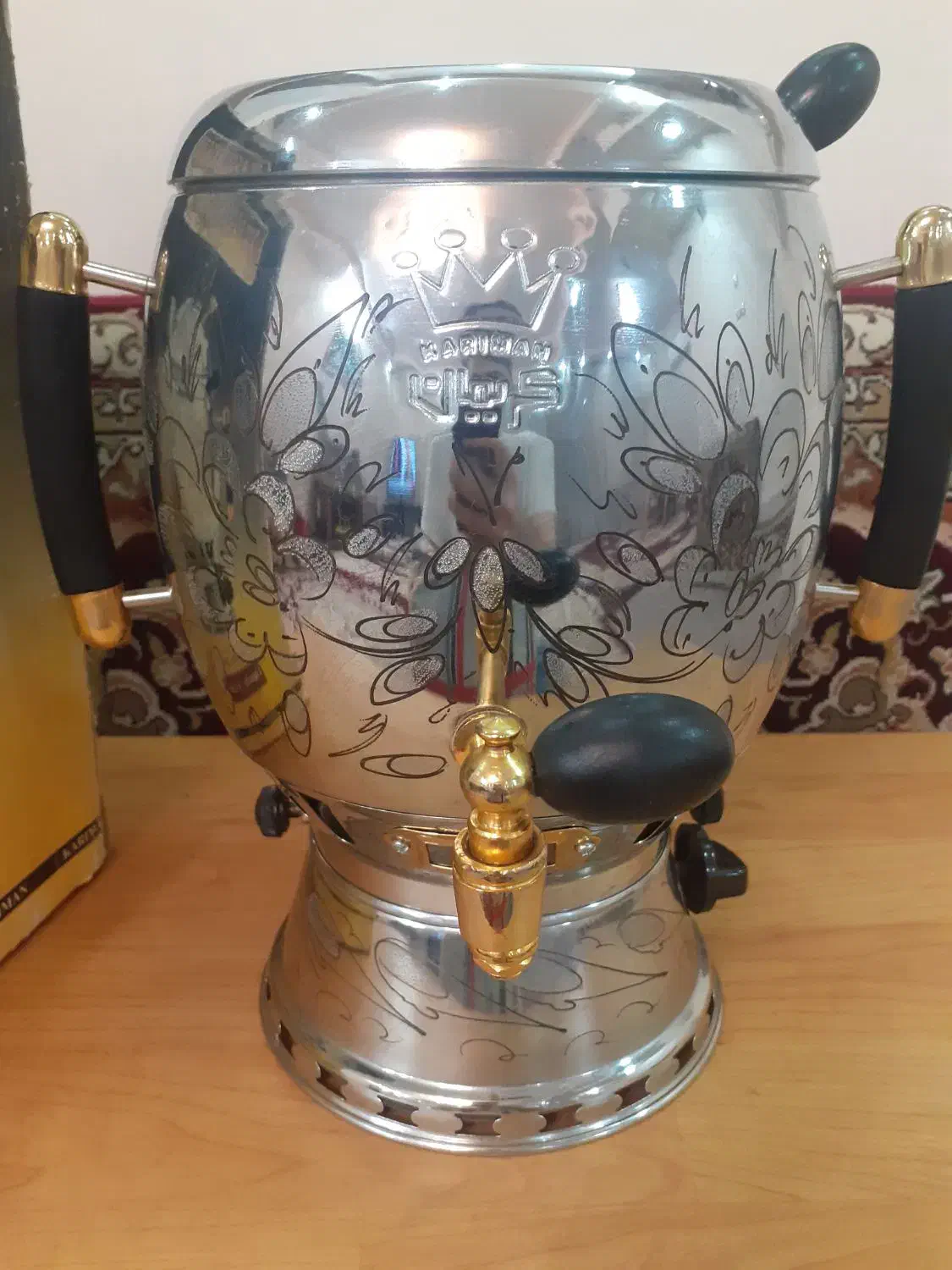 سماور نو با کارتن|سماور، چای‌ساز، قهوه‌ساز|قم, زنبیل آباد|دیوار