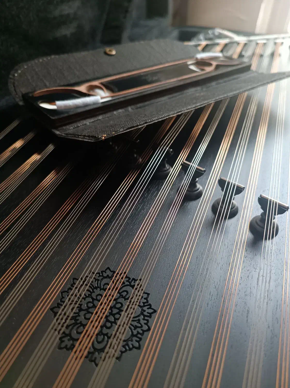 سنتور شب آوا مشکی|سازهای سنتی|تهران, فلسطین (میدان انقلاب)|دیوار