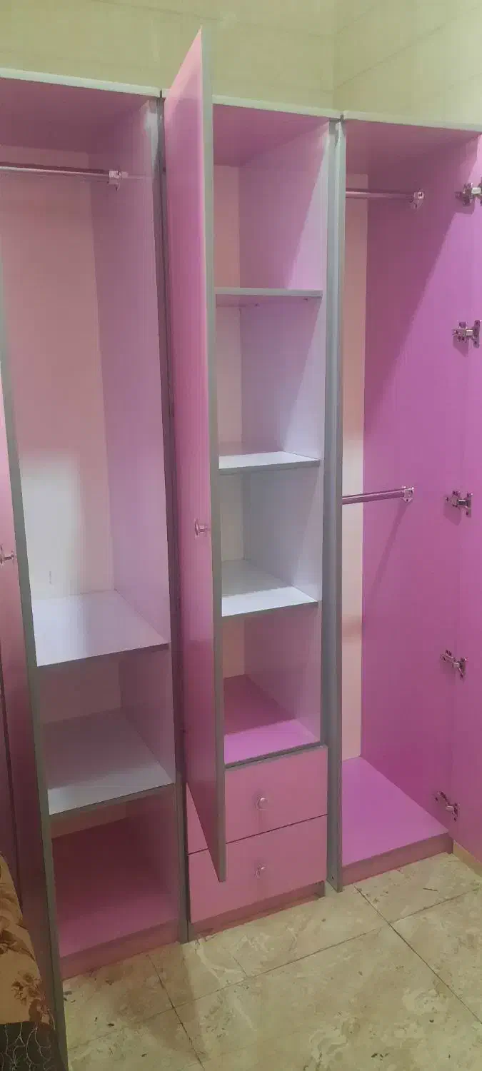 کمد سه تیکه درحد نو|تخت و سرویس خواب|قم, وادی السلام|دیوار