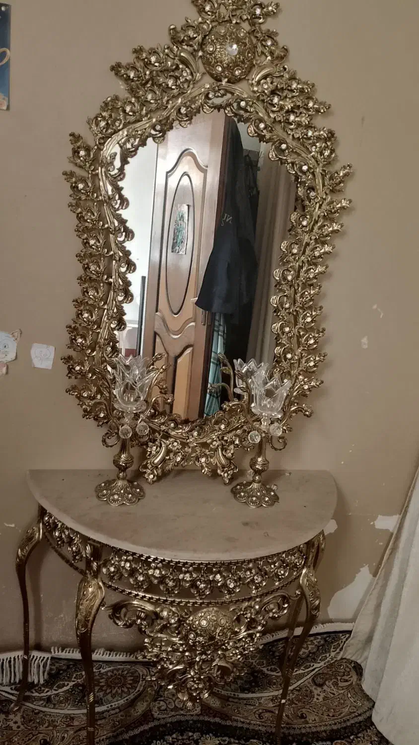 آینه وشمعدان|آینه|ملارد, |دیوار