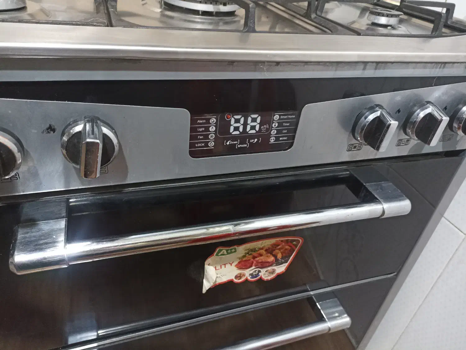 اجاق گاز استیل طرح فر|اجاق گاز و لوازم برقی پخت‌وپز|مشهد, طلاب|دیوار