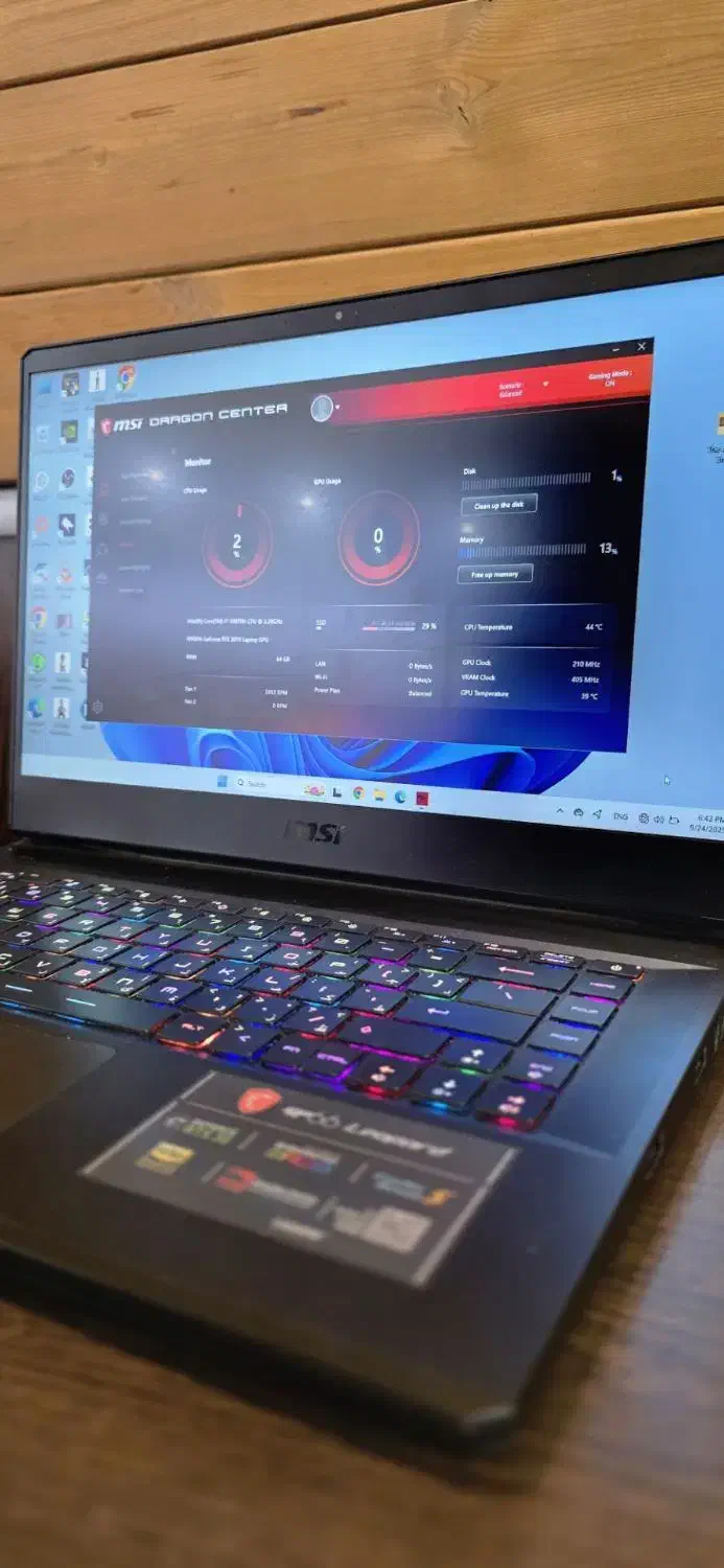 لپ‌تاپ گیمینگ MSI GP66 Leopard 10UG در حد نو|رایانه همراه|قزوین, |دیوار