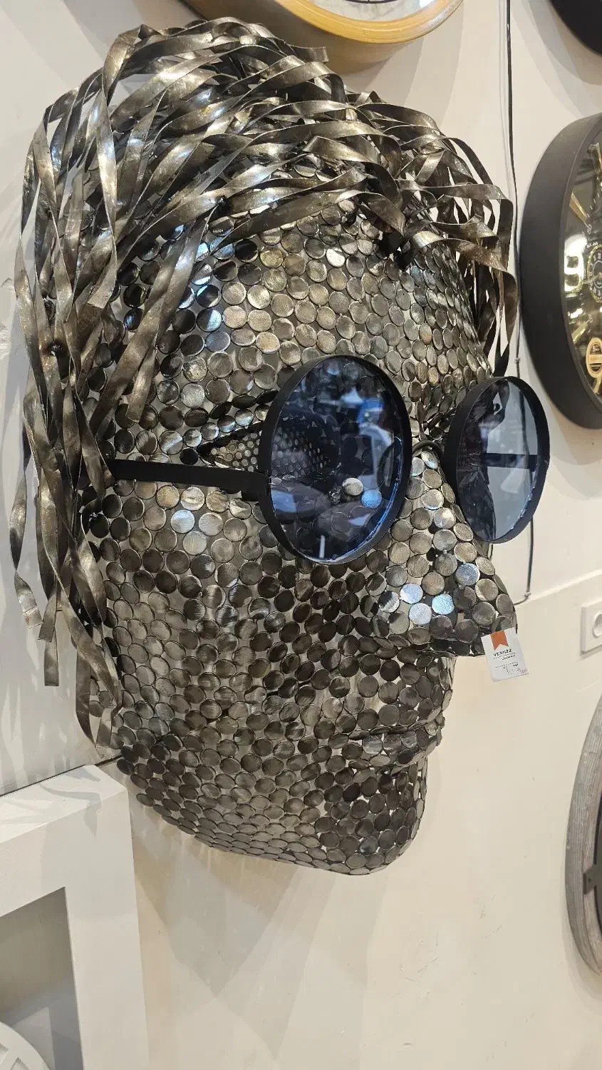 مجسمه دیوار کوب فلزی خاص|مجسمه، تندیس، ماکت|مشهد, توس (بلوار توس)|دیوار