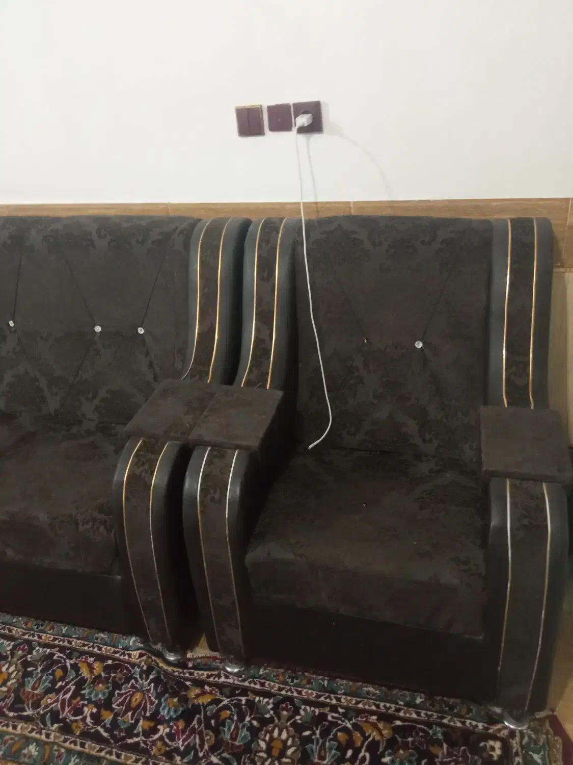 مبل ۷ نفره با میز عسلی|مبلمان خانگی و میز عسلی|زاهدان, |دیوار