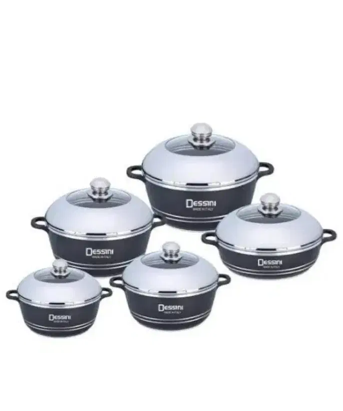 سرویس ده پارچه قابلمه چودن اصل|ظروف پخت‌وپز|قزوین, |دیوار