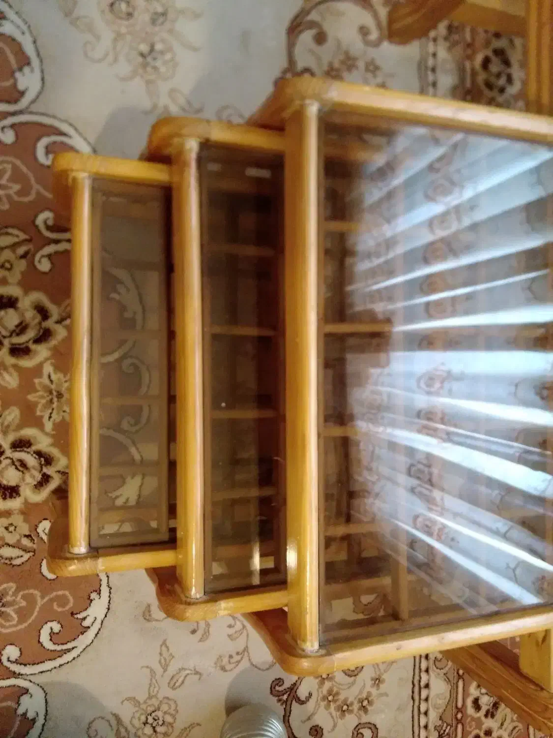 میز جلو مبلی با سه تیکه عسلی|مبلمان خانگی و میز عسلی|گرگان, |دیوار