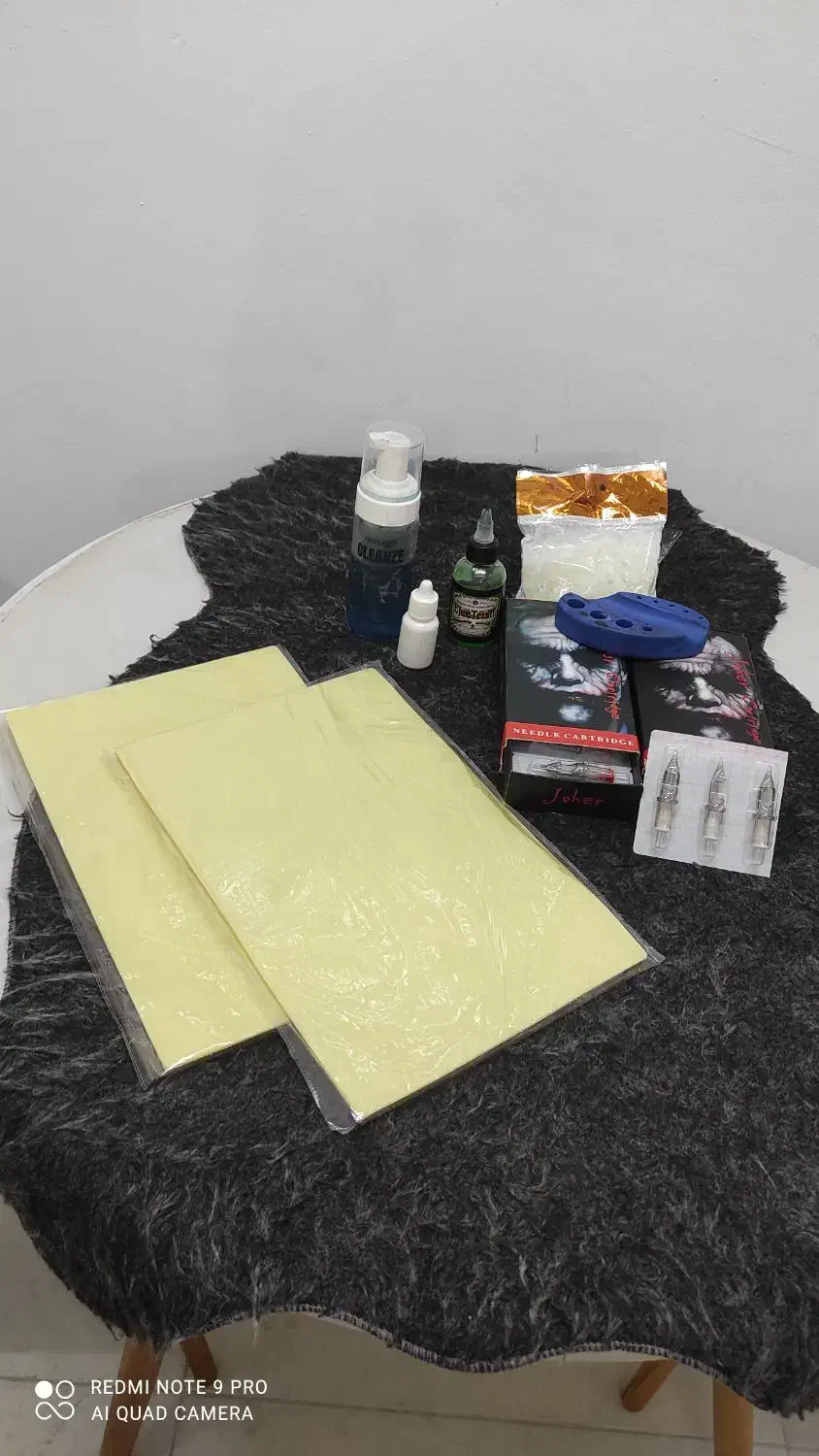 وسایل تتوی بدن،سوزن جوکر،پوست  مصنوعی سه میل|آرایشی، بهداشتی، درمانی|رشت, جانبازان|دیوار