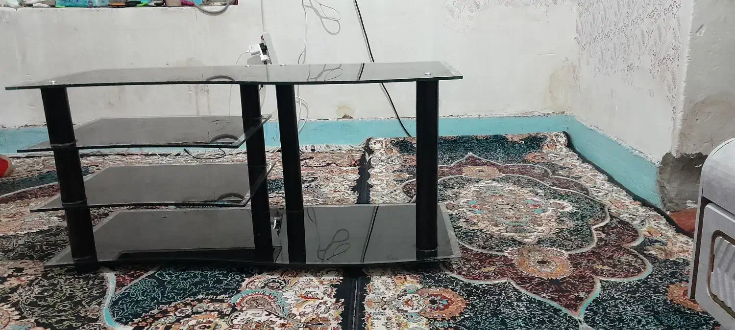 میز تی وی شیشه ای|میز تلویزیون|امیدیه, |دیوار