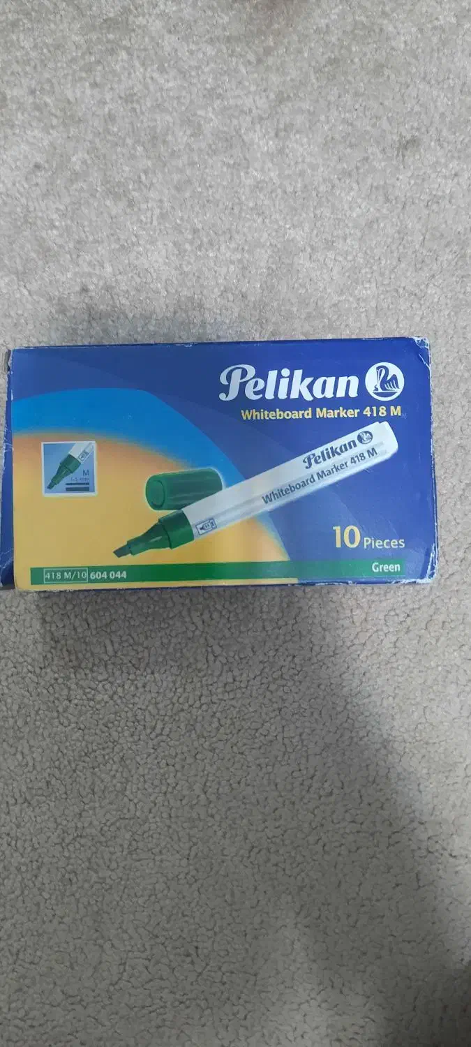 ماژیک وایت‌برد pelikan زیر قیمت پک ۱۰ عددی|لوازم التحریر|رشت, گلسار|دیوار