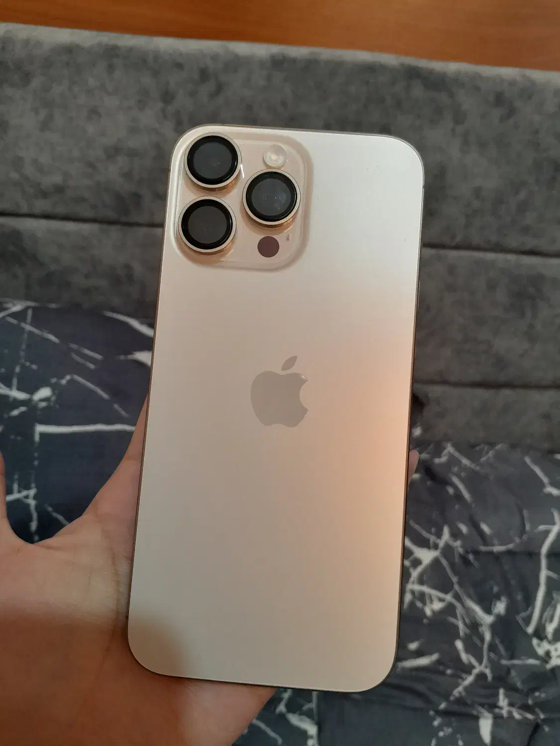 آیفون 16 پرومکس رنگ صحرایی 256 گیگ باطری 100|موبایل|لاهیجان, شهرک جانبازان|دیوار