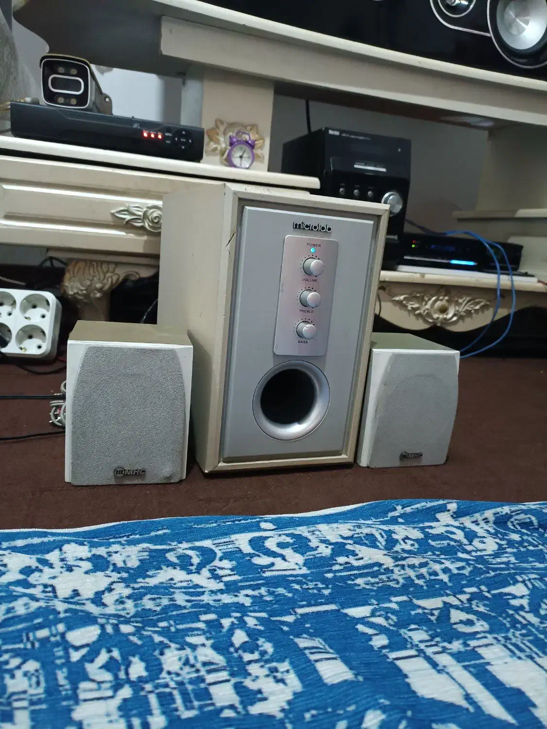 اسپیکر سه تیکه میکروولب صدای فوق العاده|سیستم صوتی خانگی|القجر, |دیوار