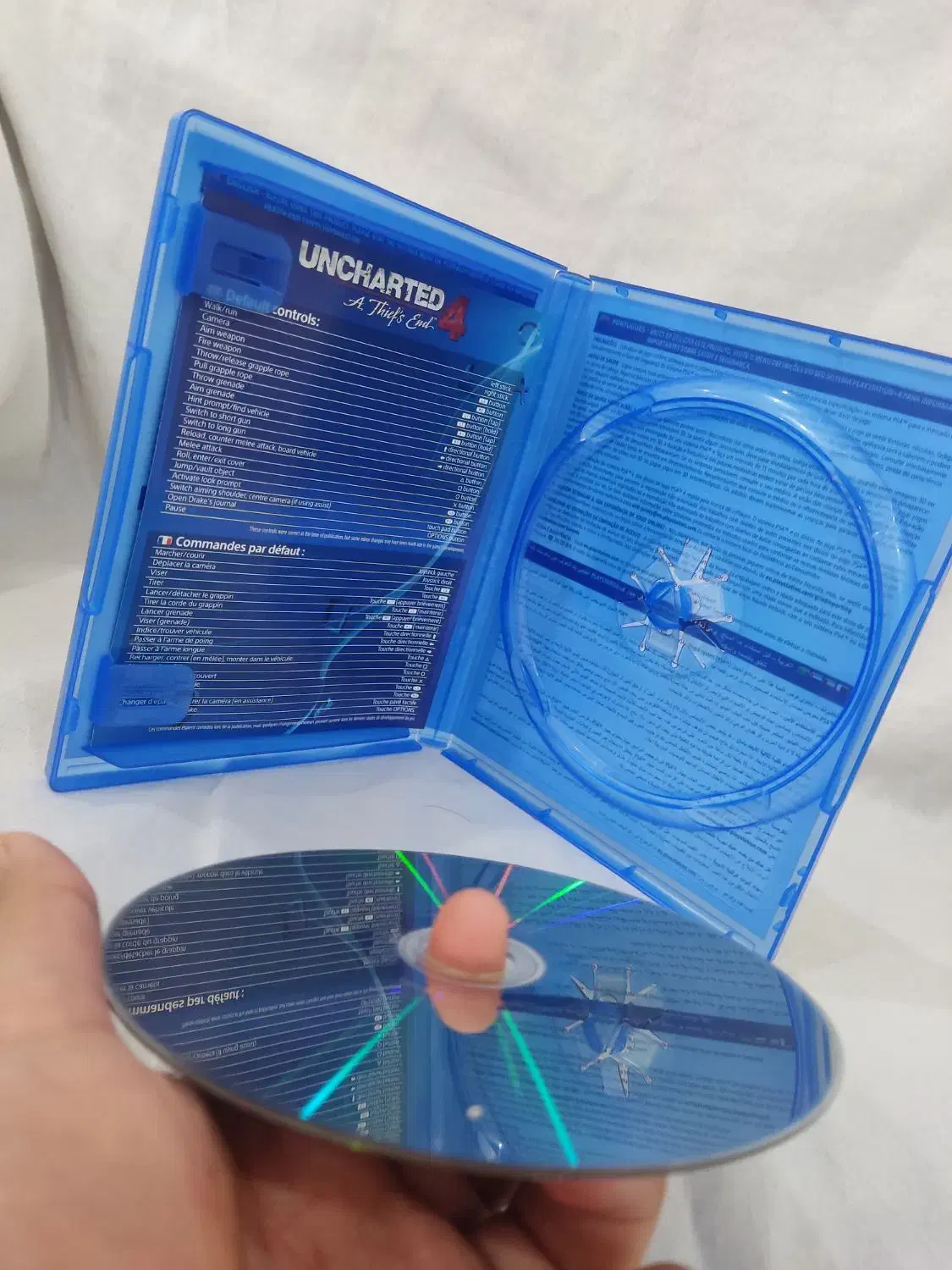 دیسک اورجینال بازی(UNCHARTED 4)پلی استیشن ۴ ریجن ۲|کنسول، بازی ویدئویی و آنلاین|پاوه, |دیوار