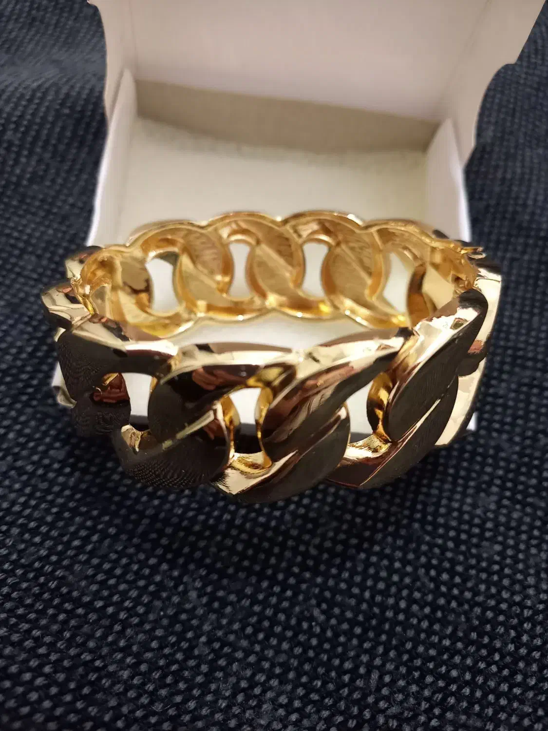 دستبند النگویی زیبا مشابه طلا|بدلیجات|همدان, |دیوار