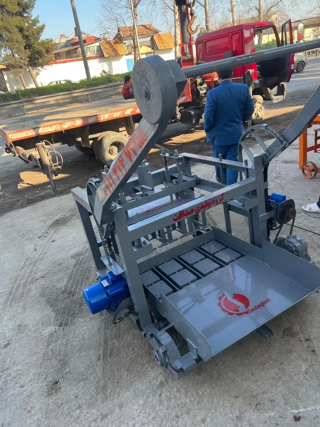 دستگاه بلوک زنی میکسر|مصالح و تجهیزات ساختمان|گرگان, |دیوار