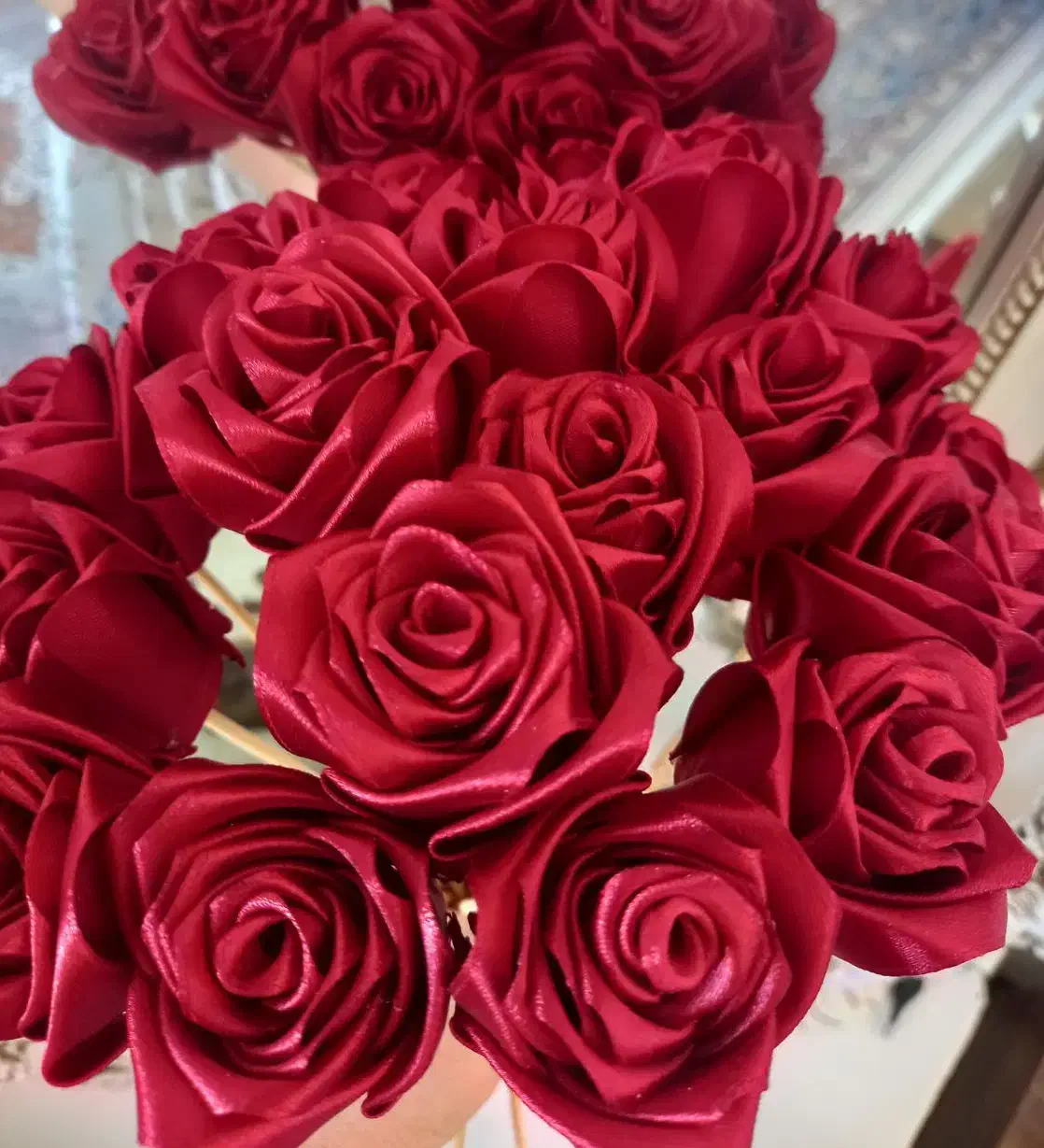 گل رز ربانی شاخه ای|گل مصنوعی|مرودشت, ثبت احوال|دیوار