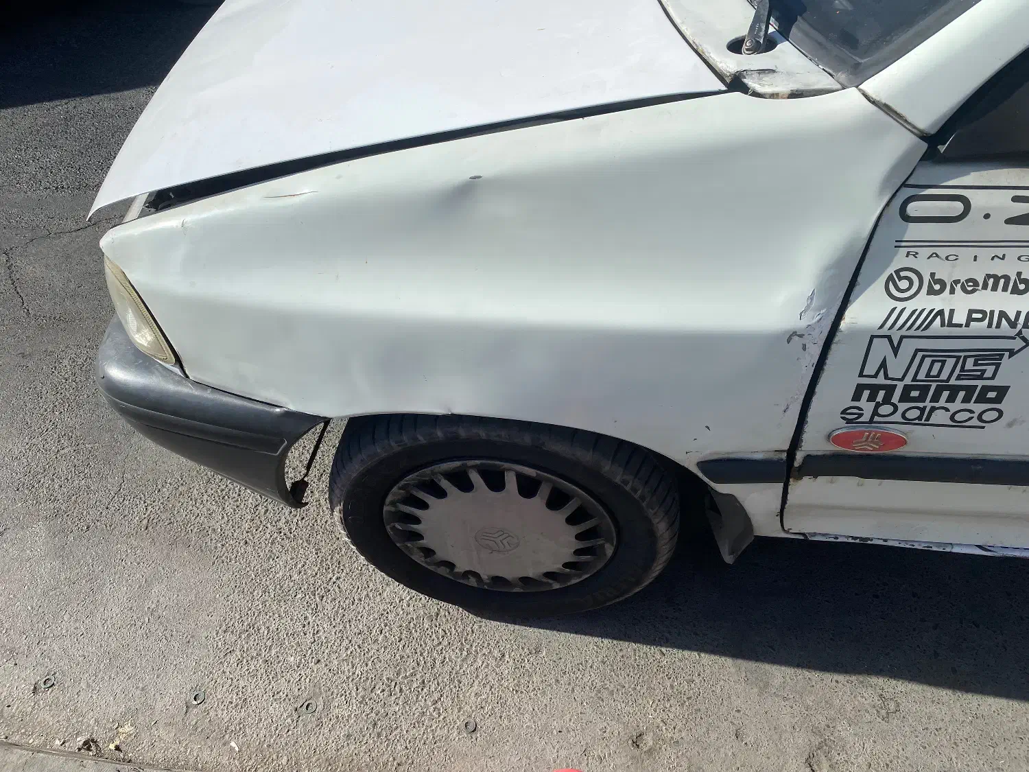 گلگیر کاپوت پراید اگزوز فابریکی|قطعات یدکی و لوازم جانبی|قرچک, میرزائی شمالی|دیوار