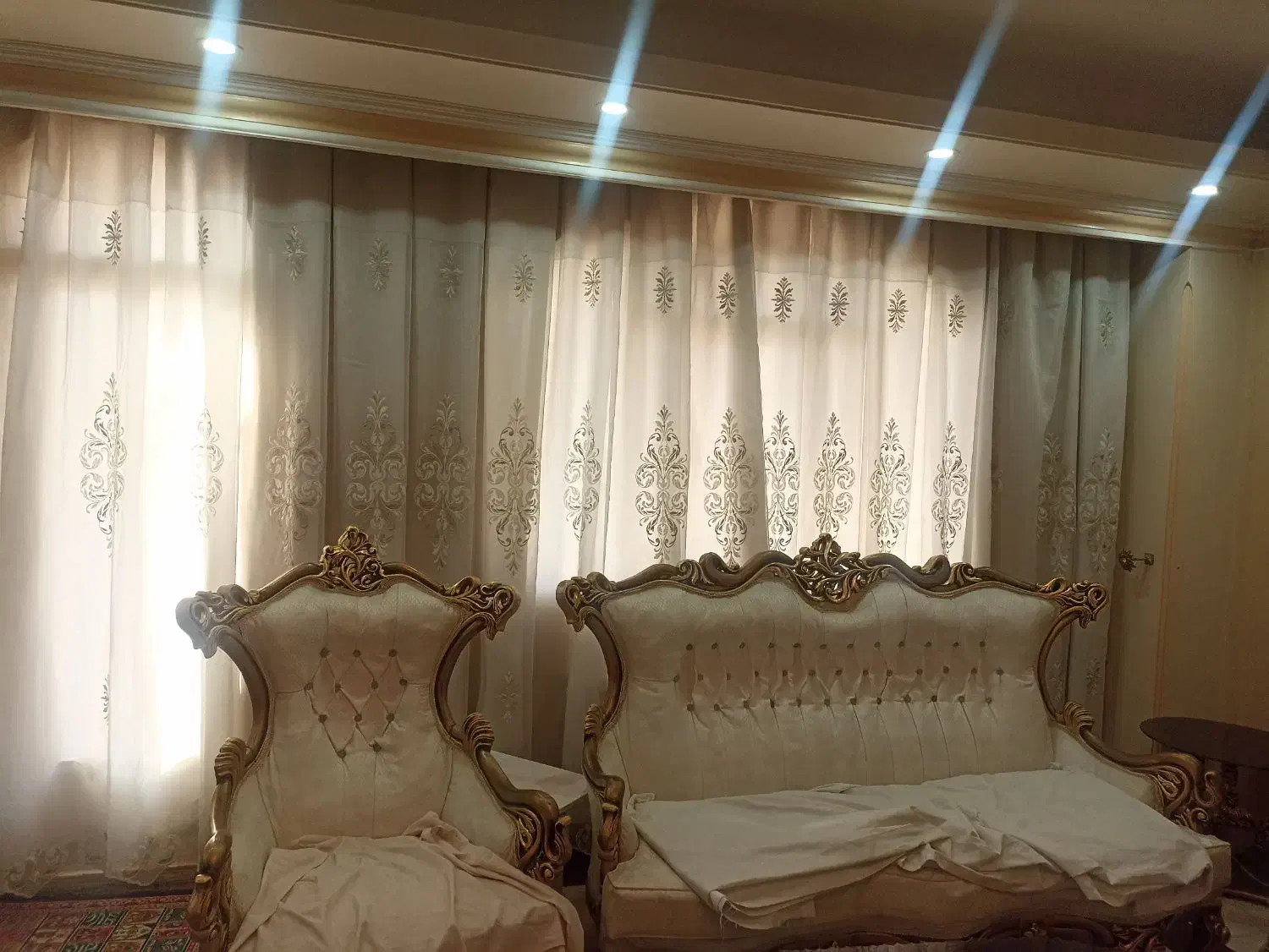 پرده ۴ متری|پرده، رانر، رومیزی|کرج, شهرک جهازیها|دیوار