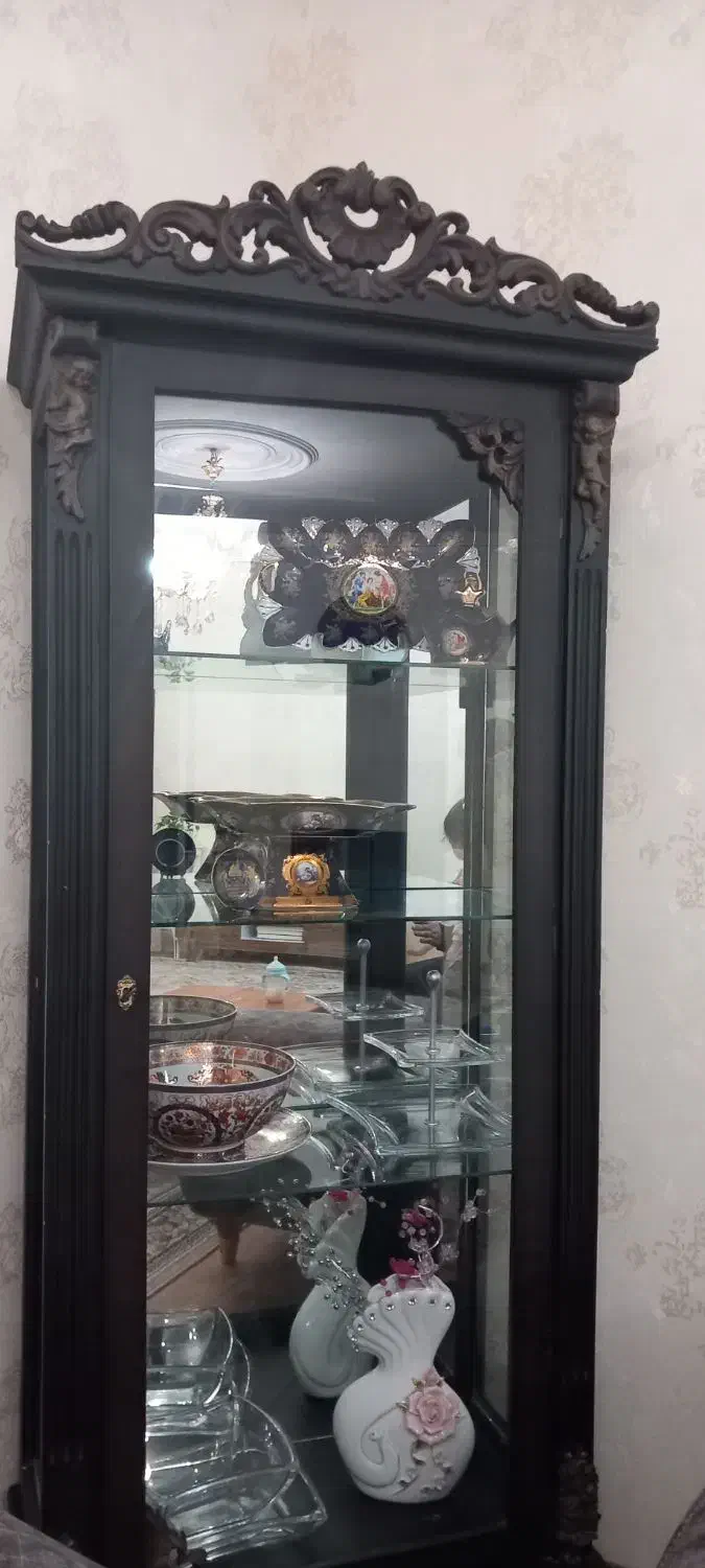 بوفه چوبی|بوفه، ویترین، کنسول|سلماس, |دیوار