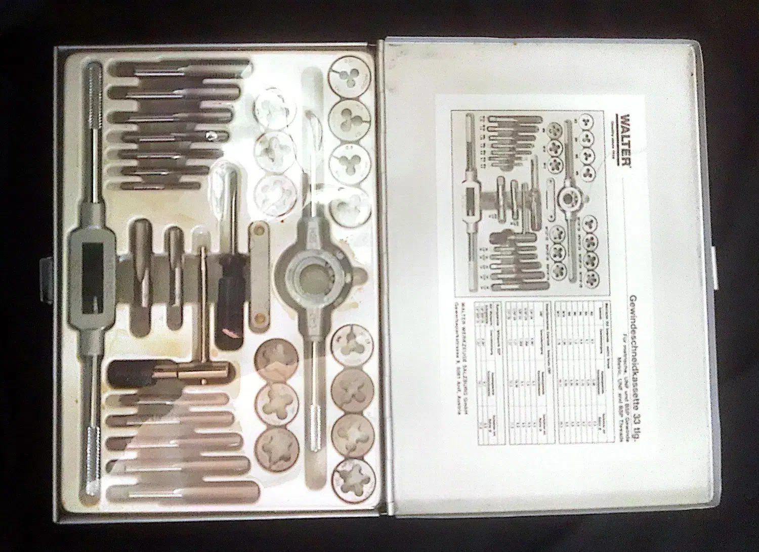 ست قلاویز و حدیده ۳۳ عددی والتر آلمان|ابزارآلات|تهران, مینای جنوبی|دیوار