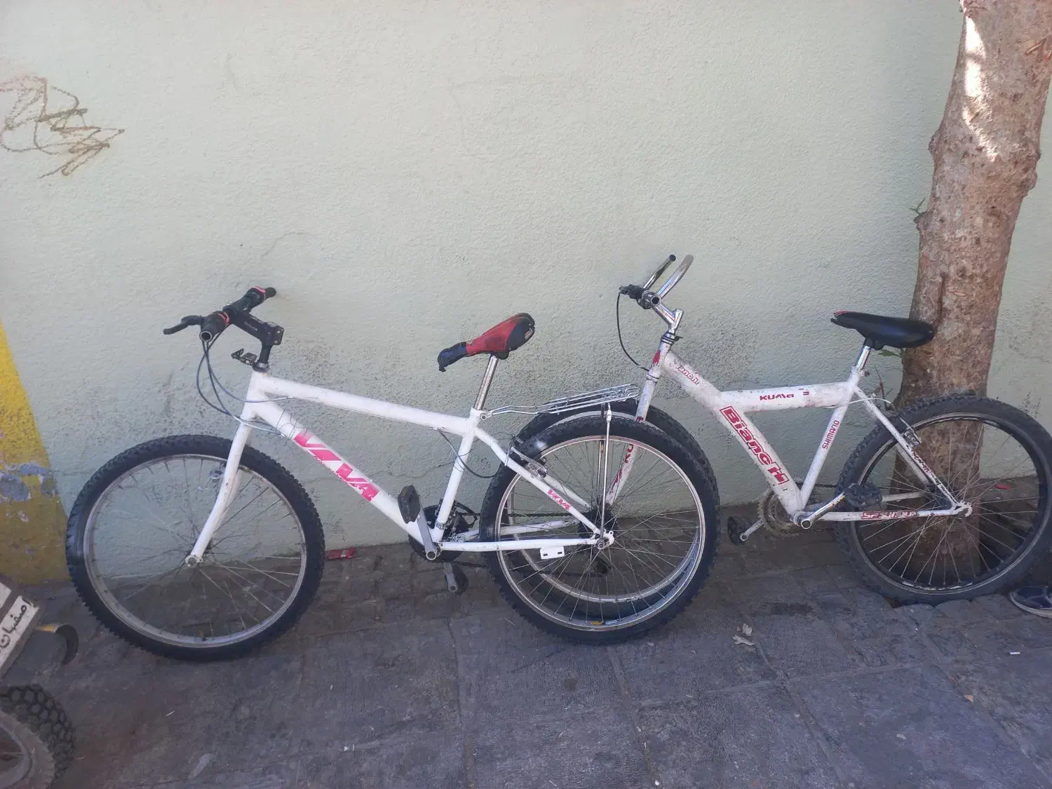 دو عدد دوچرخه سفید سایز ۲۶ سالم با متعلقات|دوچرخه، اسکیت، اسکوتر|رباط‌کریم, رباط‌کریم|دیوار