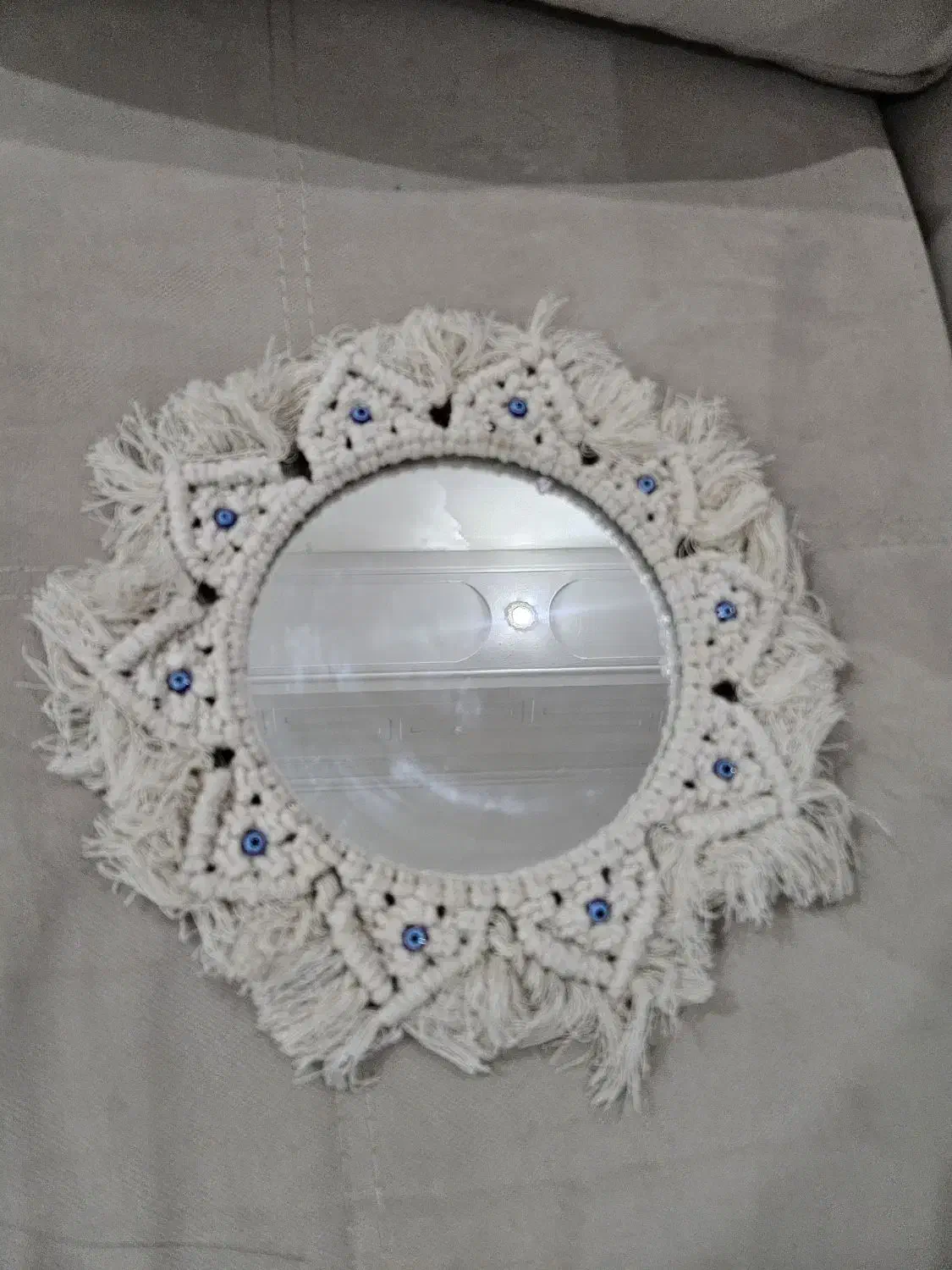 ایینه مکرومه|صنایع دستی و سایر لوازم تزئینی|بندرعباس, |دیوار