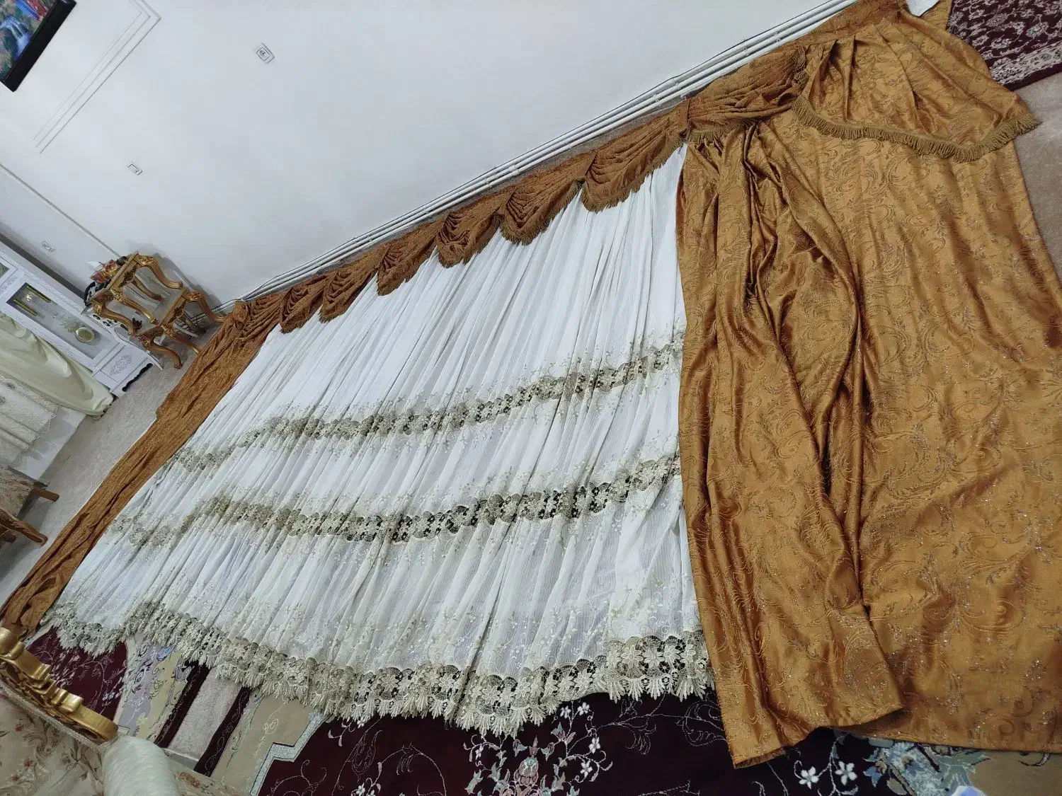 پرده|پرده، رانر، رومیزی|ایلام, |دیوار