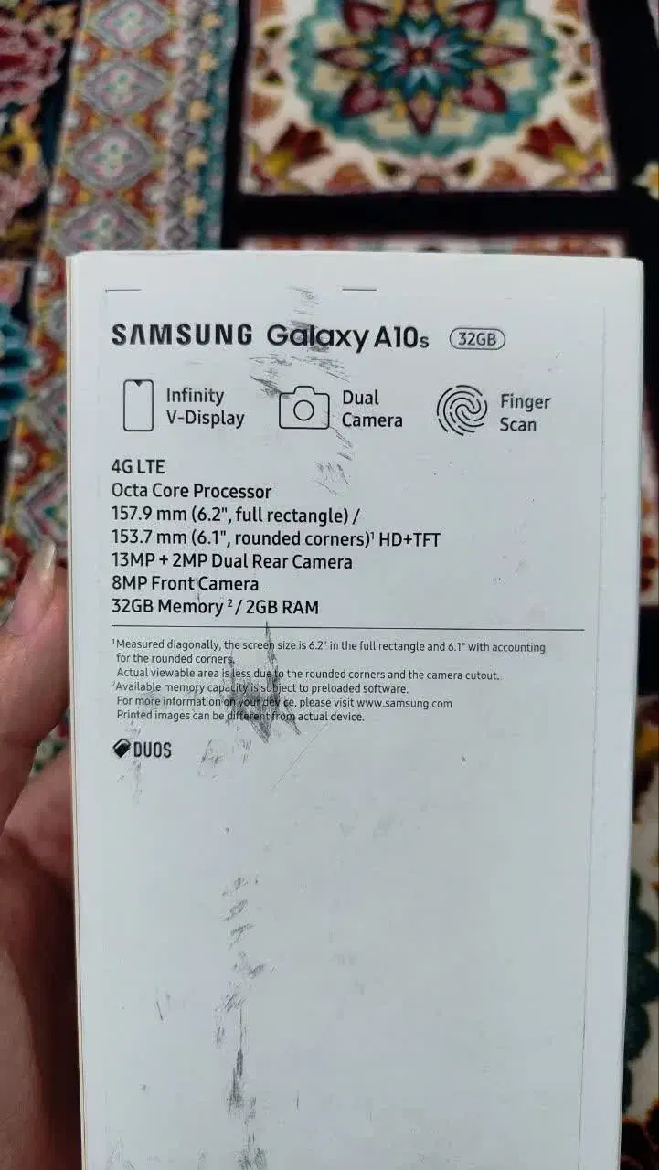 گوشی سامسونگA10s|موبایل|پرند, فاز ۶|دیوار