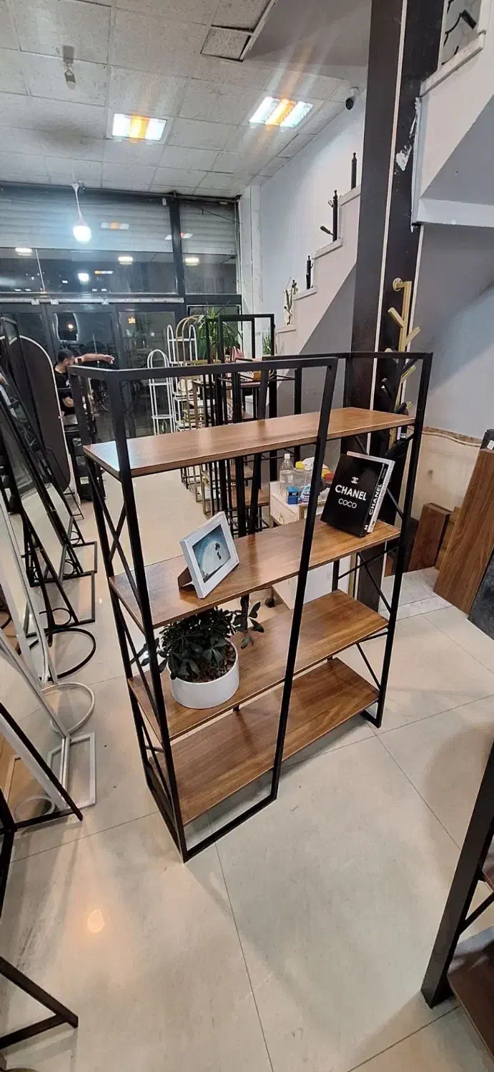 کتابخانه شلف (طرح AV)|کتابخانه، شلف، قفسه‌های دیواری|مشهد, شهید رضوی|دیوار