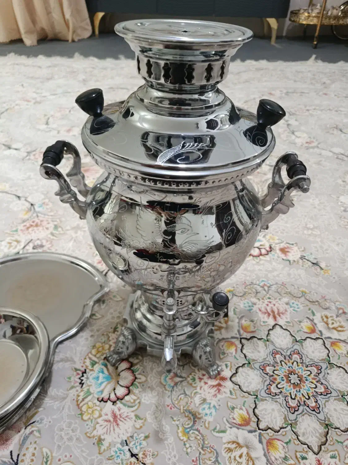 سماور  کاملا نو|سماور، چای‌ساز، قهوه‌ساز|مشهد, ایوان|دیوار