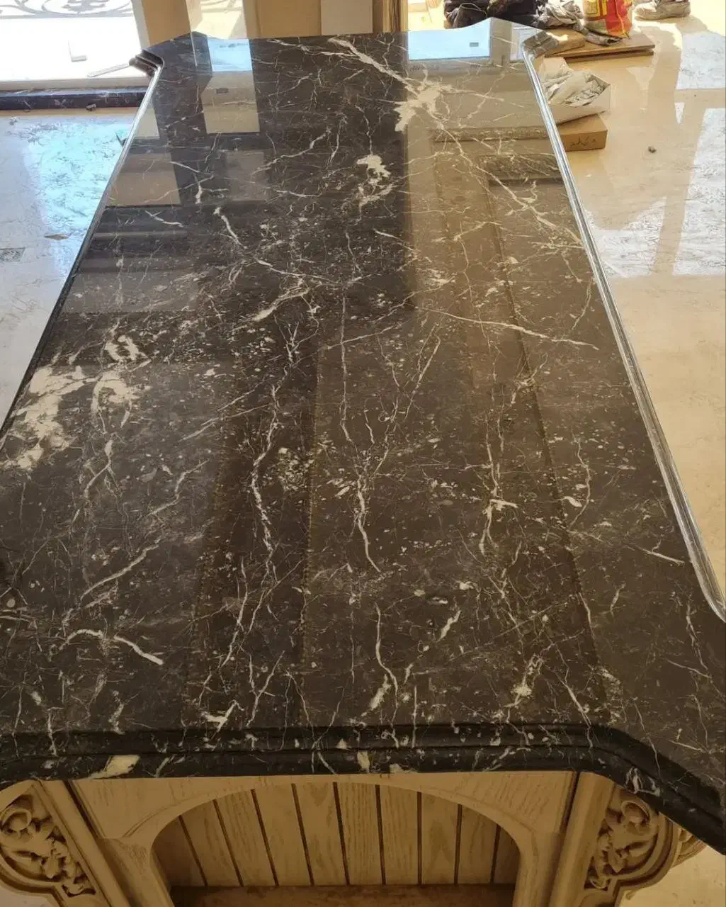 صحفه سنگ کانتر آشپزخانه تخصصی اجرای میشود|مصالح و تجهیزات ساختمان|ساوه, |دیوار