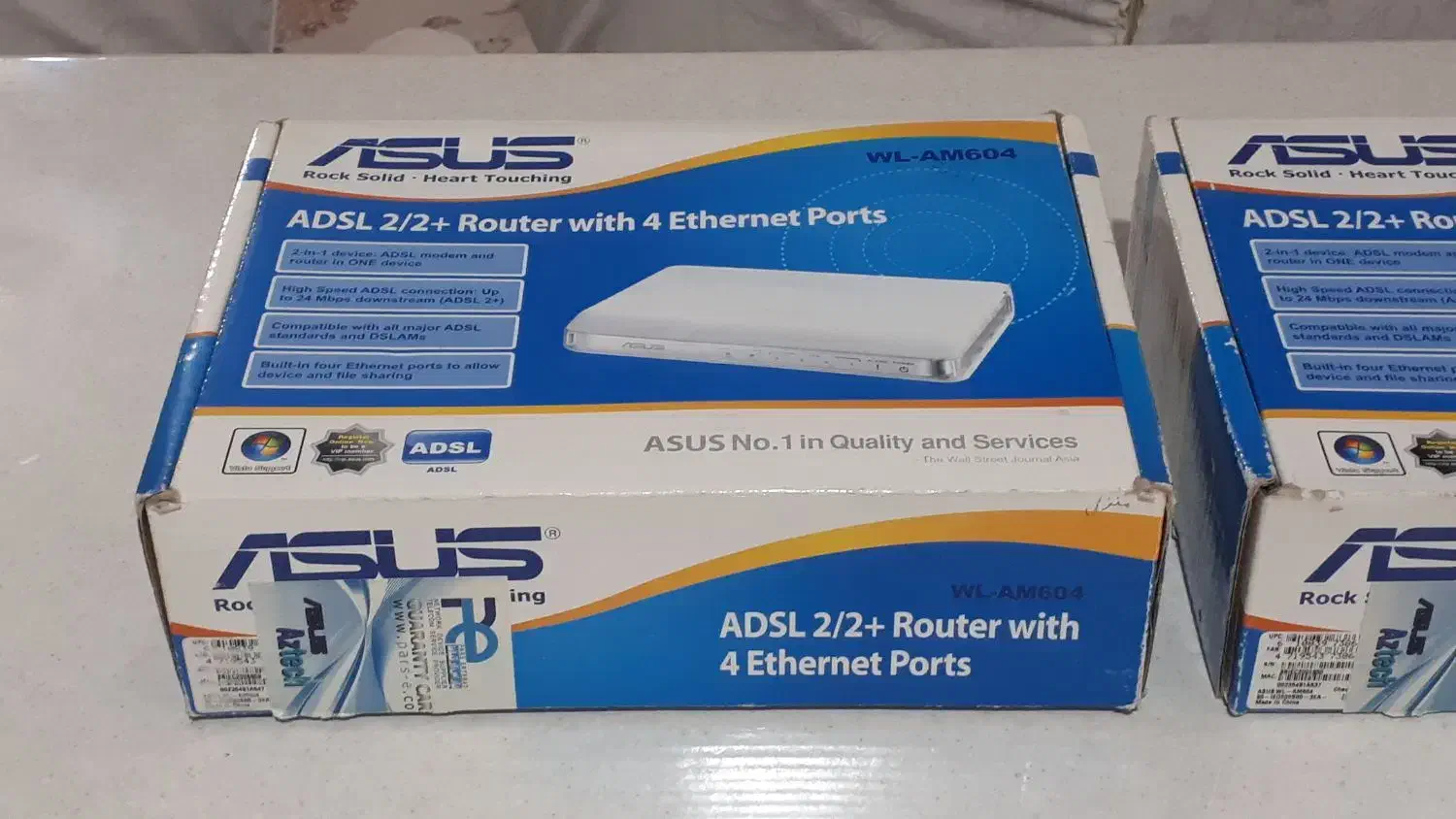 مودم چهار پورت ADSL  ASUS مدل 604|مودم و تجهیزات شبکه|تهران, شهران شمالی|دیوار