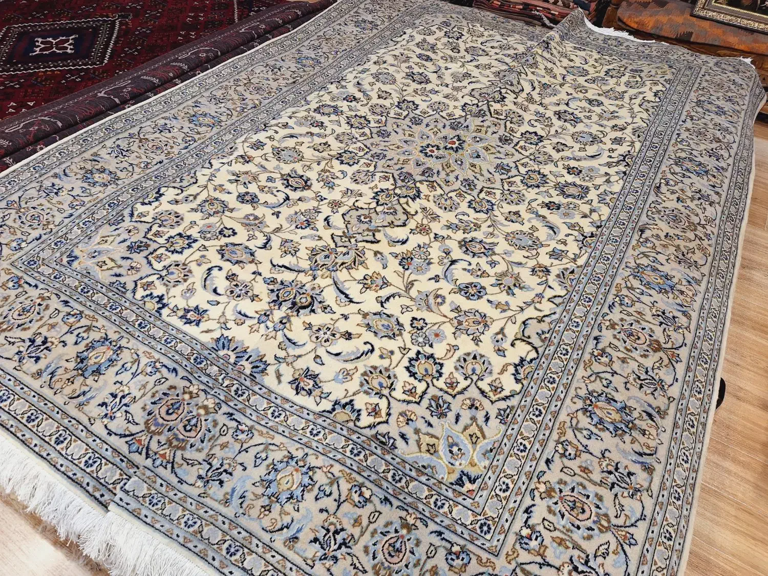 جفت قالی ۶متری دستباف بافت کاشان|فرش|تهران, اکباتان|دیوار