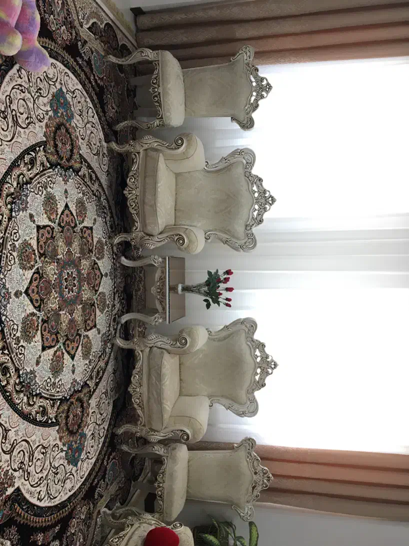 مبل نه نفره سلطنتی با چوب راش|مبلمان خانگی و میز عسلی|اردبیل, |دیوار