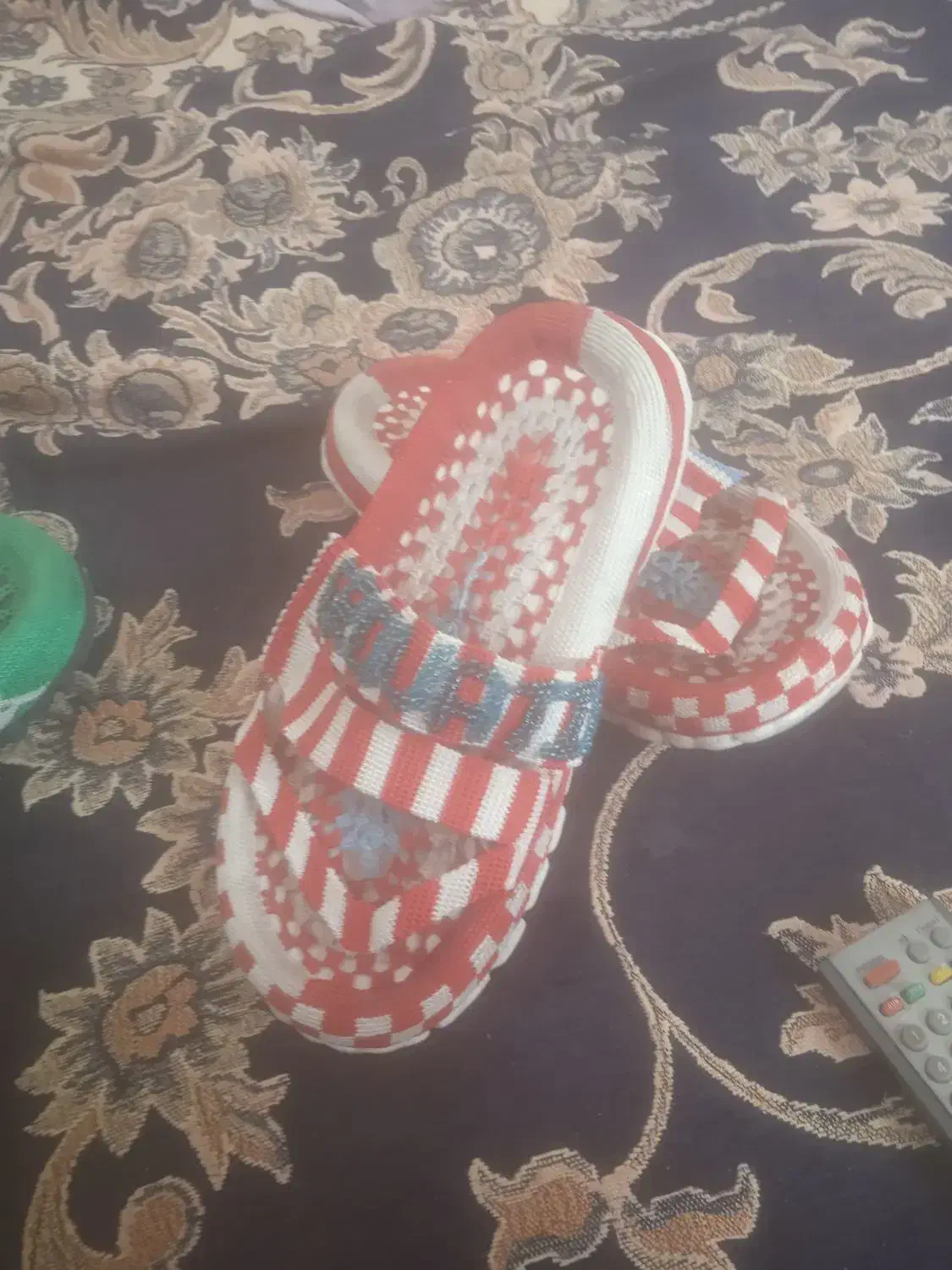 دمپایی دست بافت|کیف، کفش، کمربند|نیشابور, فضل|دیوار