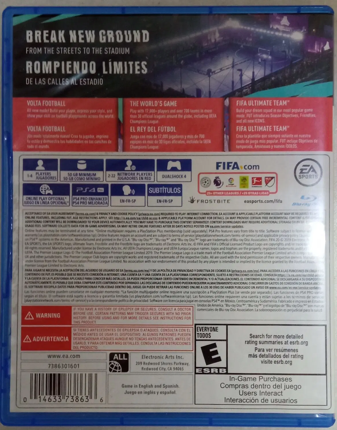 دیسک فیفا ۲۰( Fifa 20) در حد نو ps4|کنسول، بازی ویدئویی و آنلاین|تهران, شمسآباد|دیوار