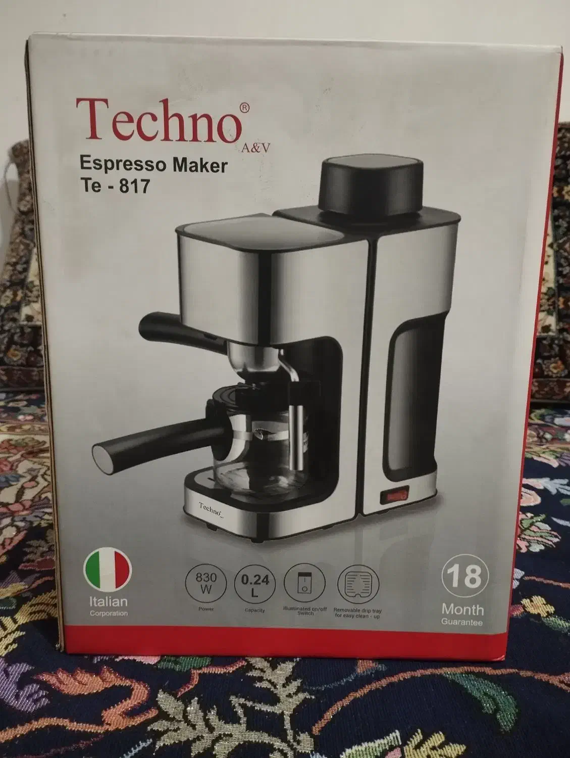 اسپرسو ساز تکنو|سماور، چای‌ساز، قهوه‌ساز|مشهد, حسین‌آباد|دیوار