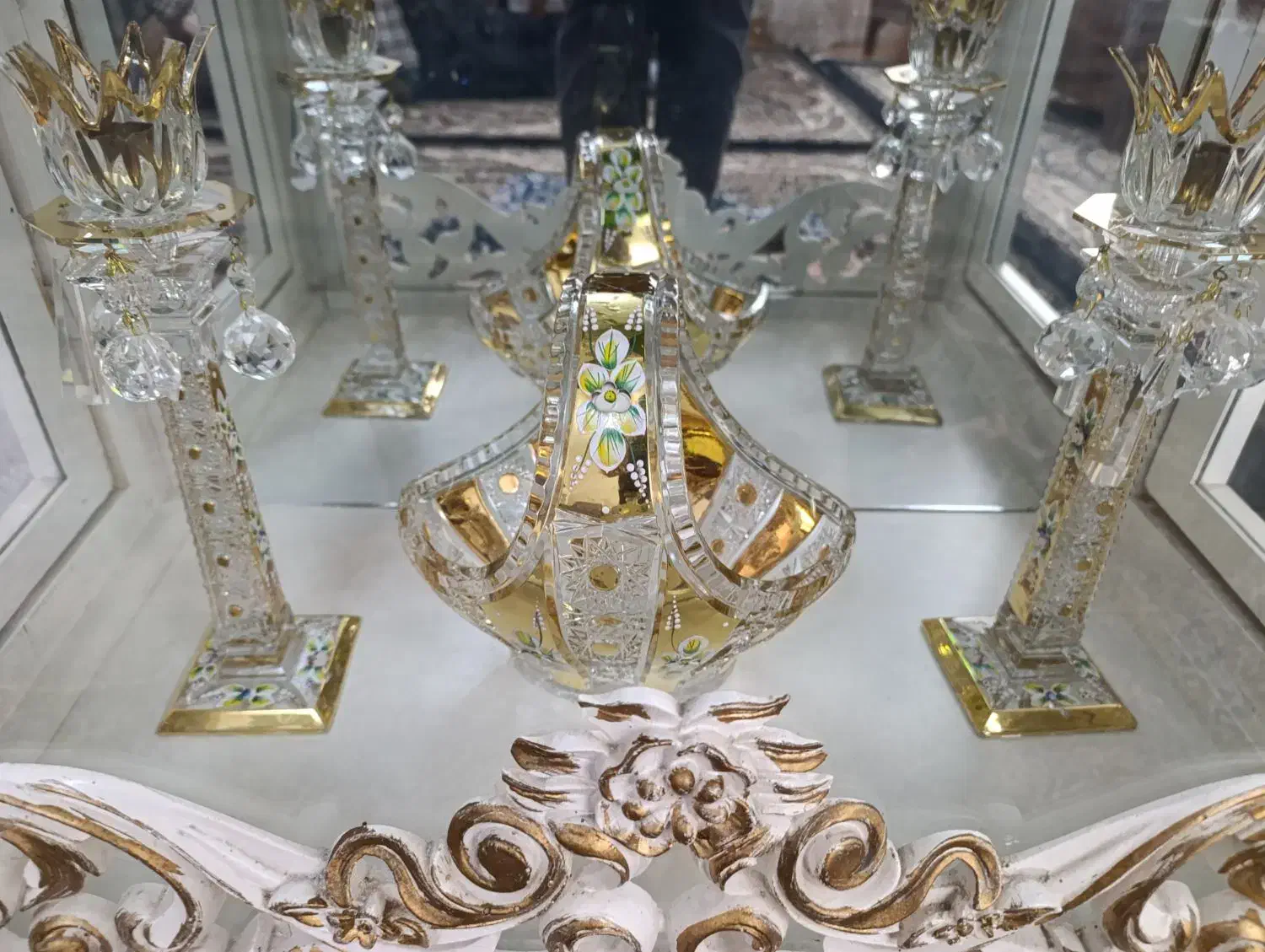 اگرمن و طلاکوب اصل|ظروف سرو و پذیرایی|قزوین, |دیوار