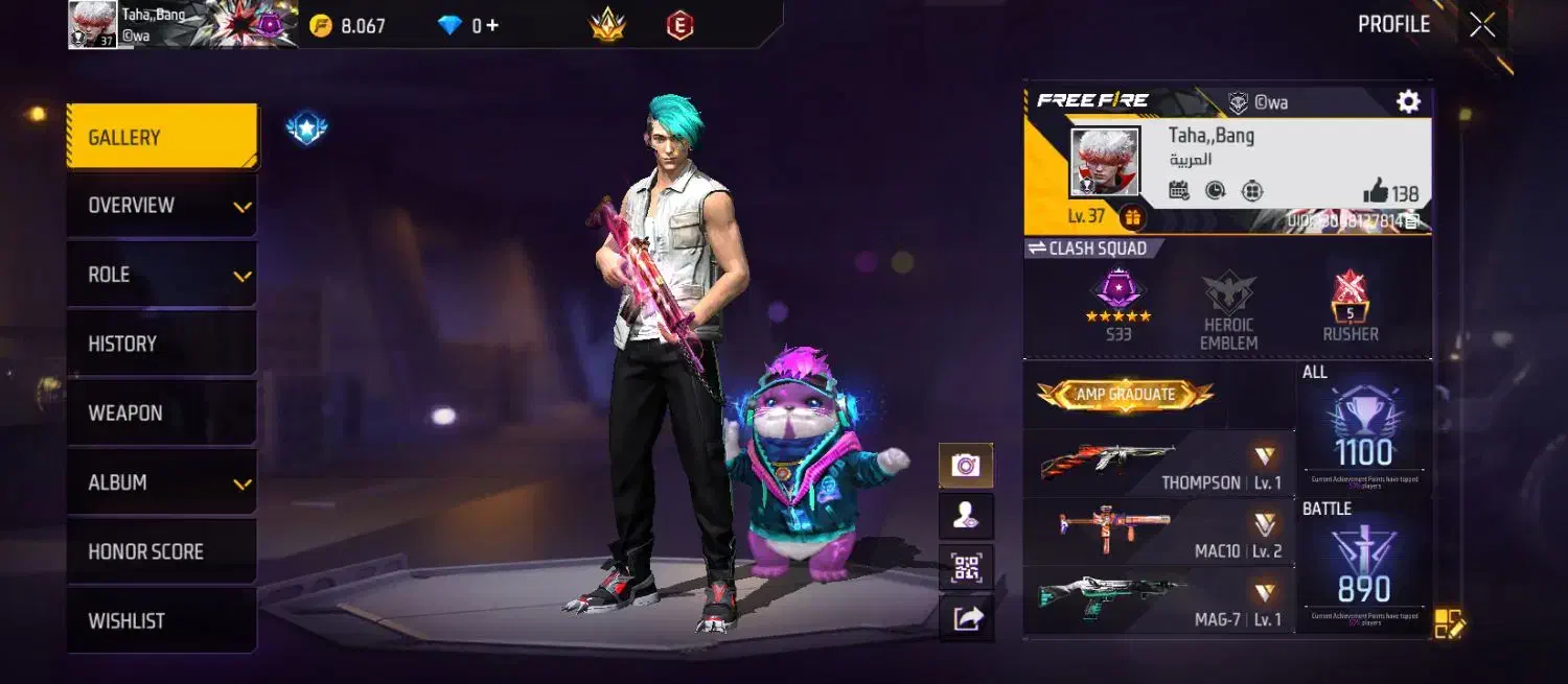 اکانت فری فایر|کنسول، بازی ویدئویی و آنلاین|شاهین دژ, |دیوار