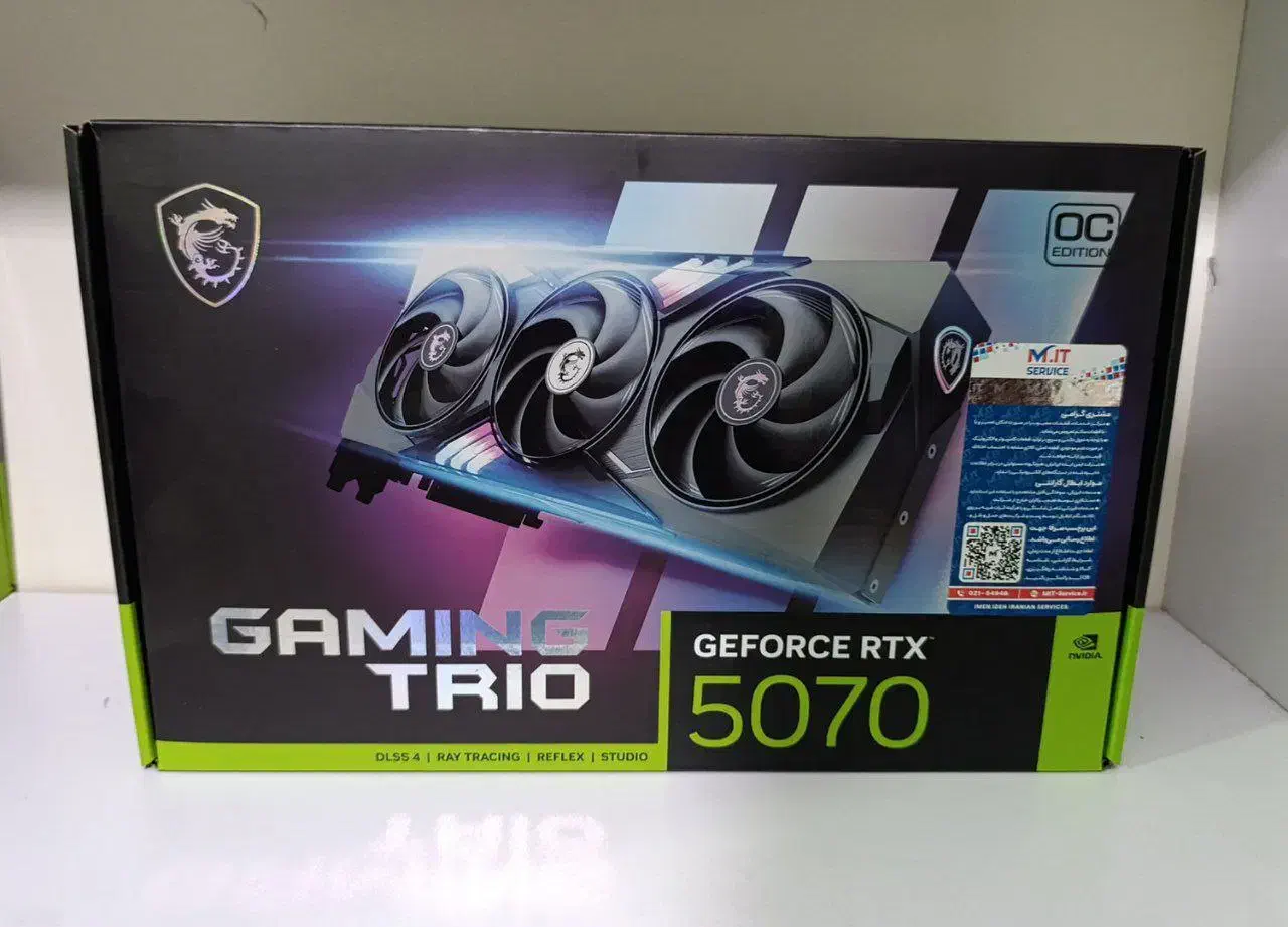 کالکشن کارت گرافیک Rtx 5070 MSI 12G گارانتی دار|قطعات و لوازم جانبی رایانه|تهران, سلسبیل شمالی|دیوار