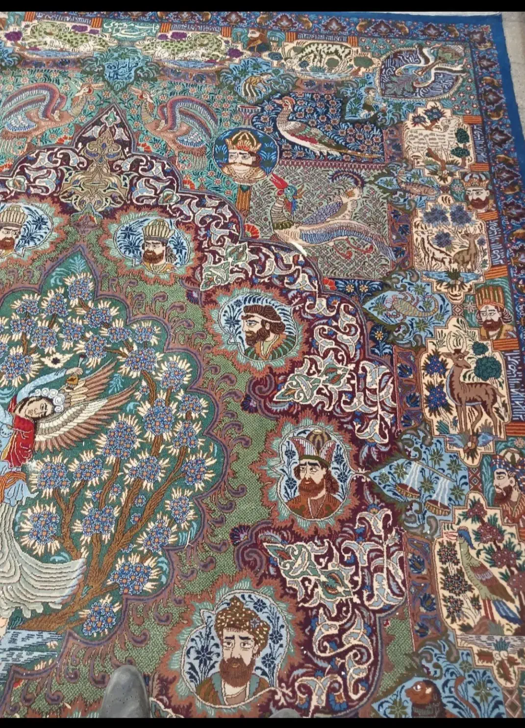 فرش دستباف ۱۲ متری زیرخاکی|فرش|یزد, |دیوار