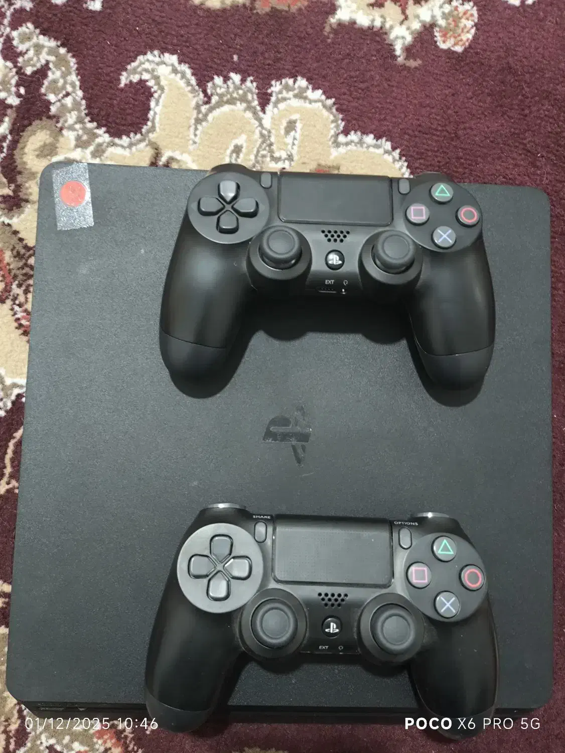 پلی4اسلیم 500گیگ دوتا دسته با 6تا بازی|کنسول، بازی ویدئویی و آنلاین|کاکی, |دیوار