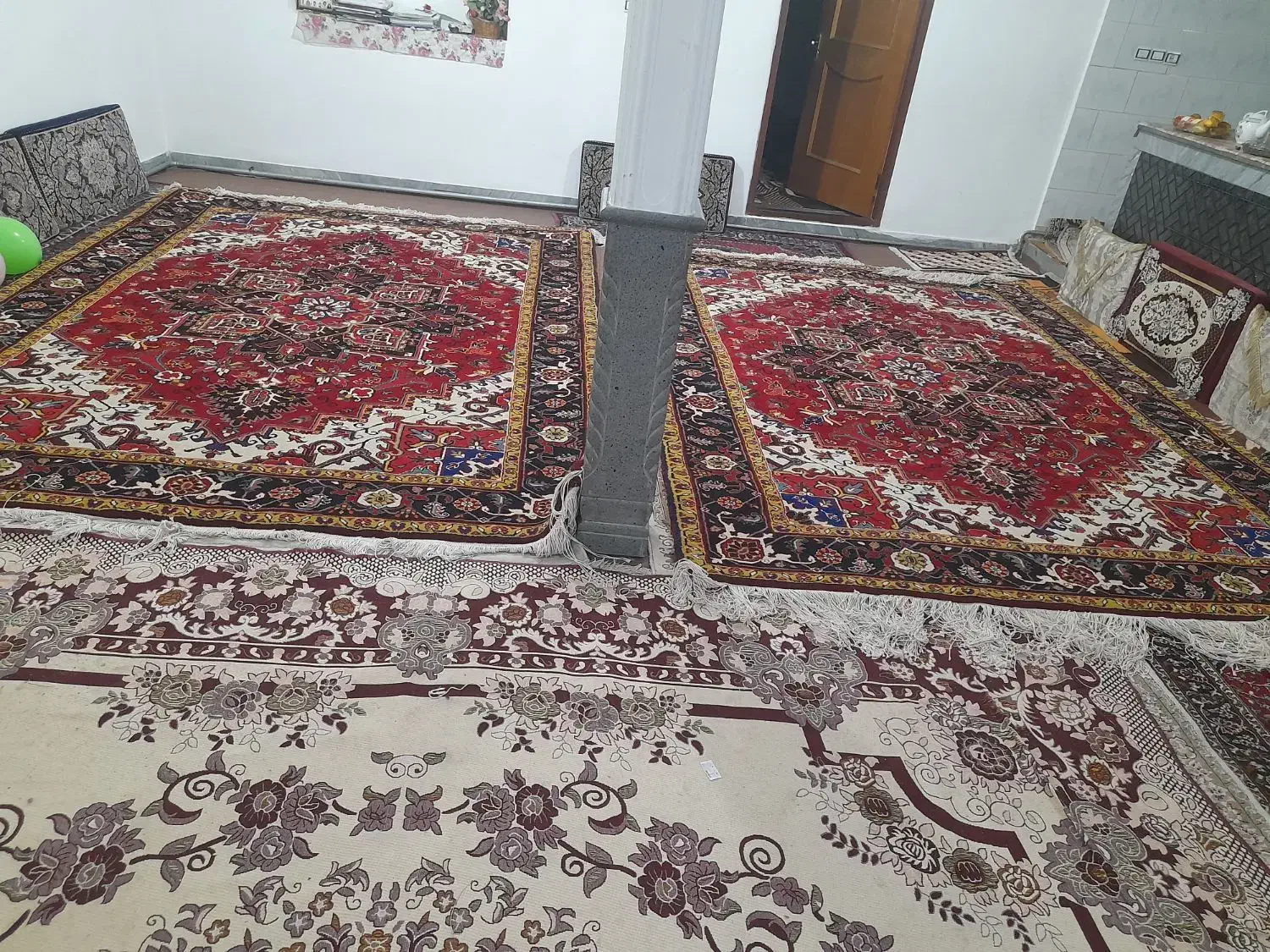 فرش ۹متری جفت هریس|فرش|هریس, |دیوار