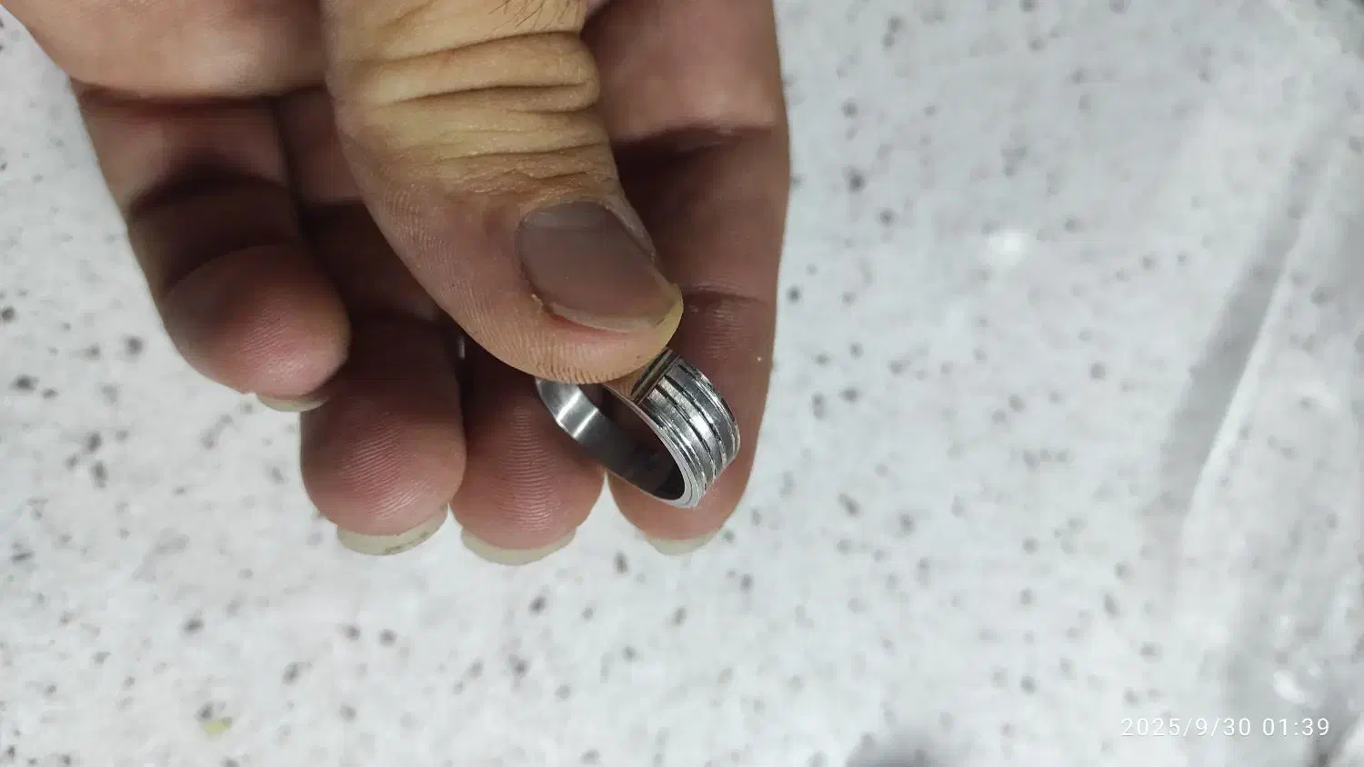 حلقه پلاتین ۵/۳۴۰ گرم|جواهرات|مشهد, صیاد شیرازی|دیوار