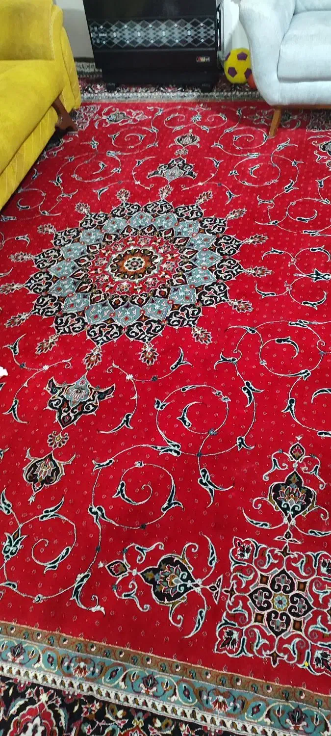 یک جفت فرش ۱۲ متری  در حد نو|فرش|کازرون, |دیوار