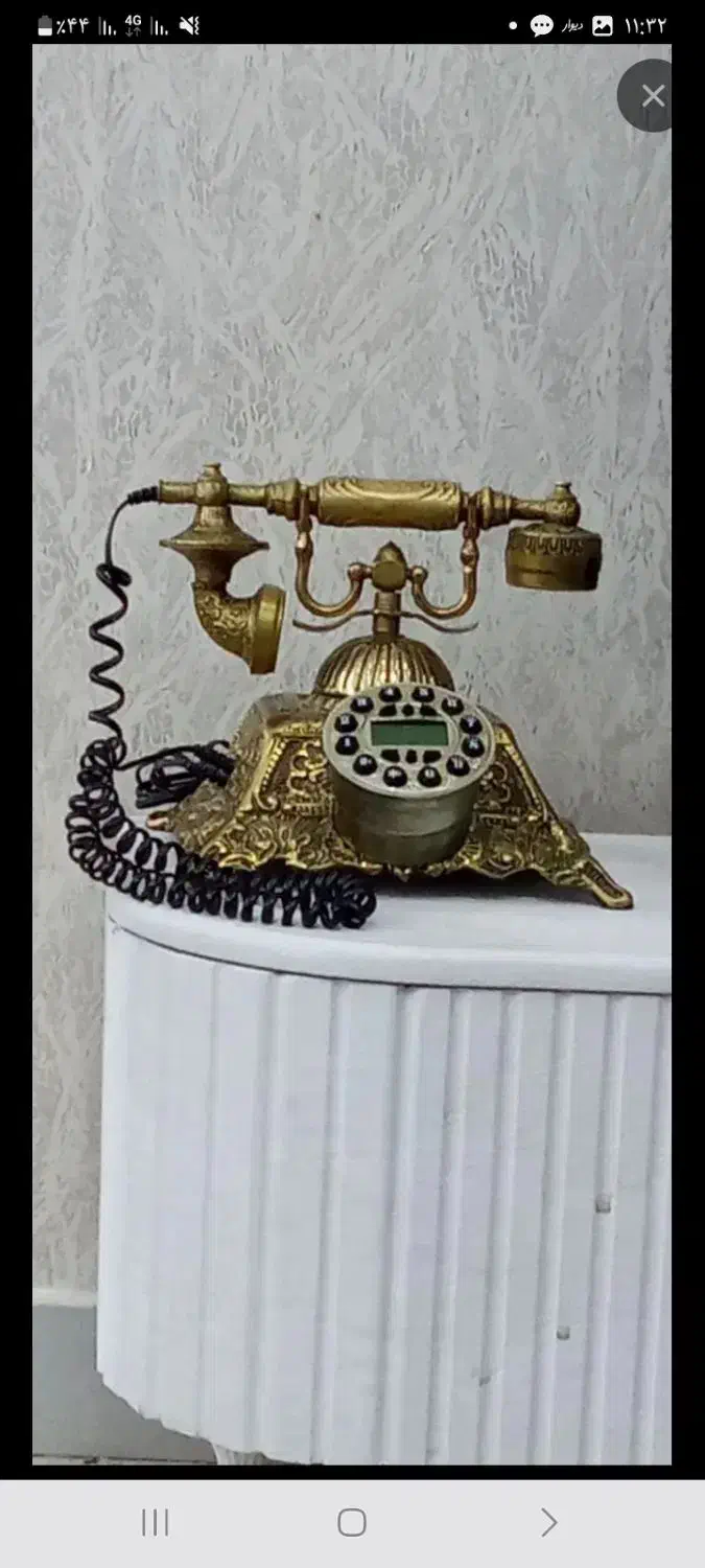 بوفه برنزی اصل وتلفن برنزی|ساعت دیواری و تزئینی|اراک, |دیوار