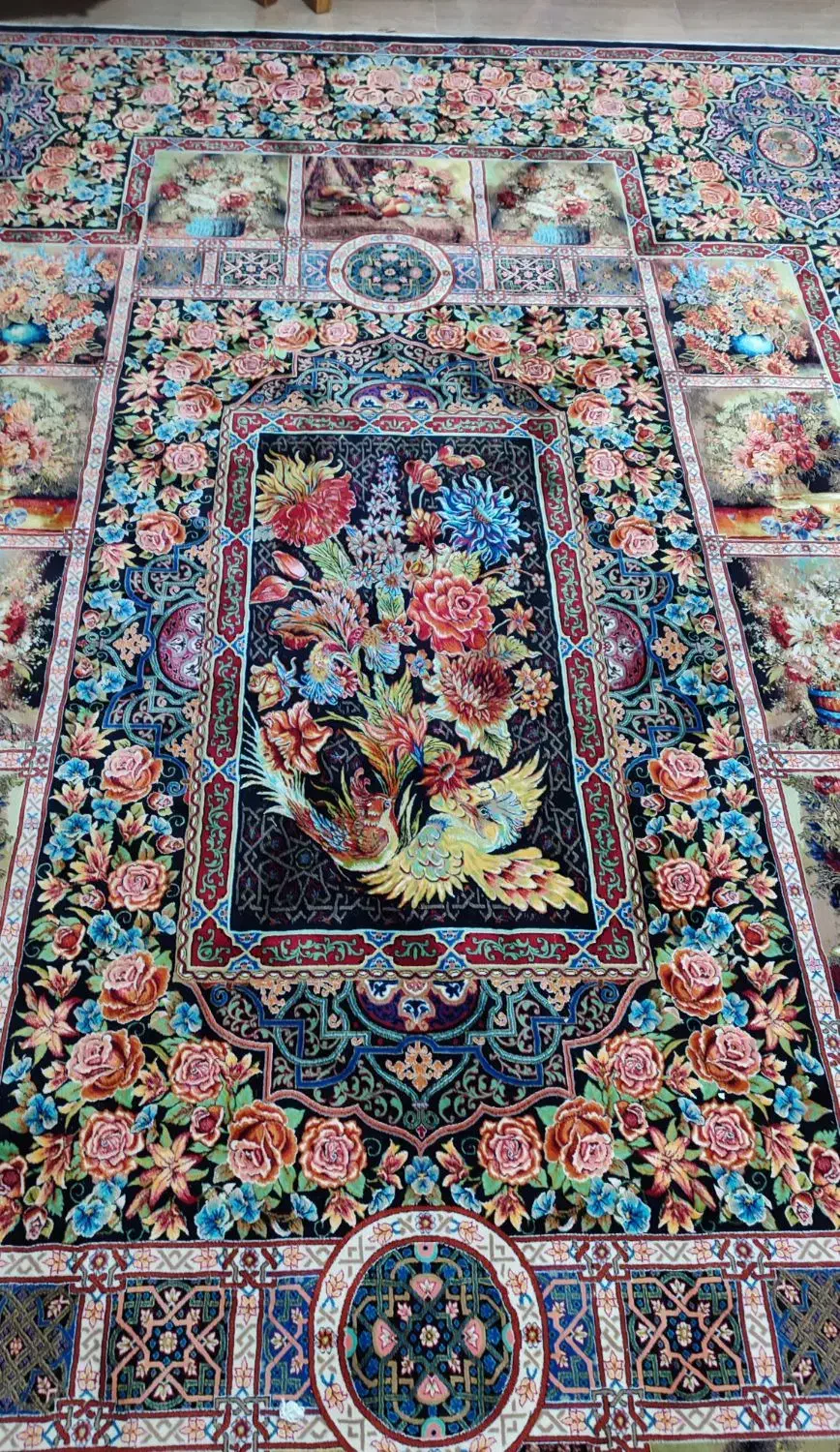 یک تخته فرش ۹ متری  نو|فرش|گلستان (تهران), |دیوار