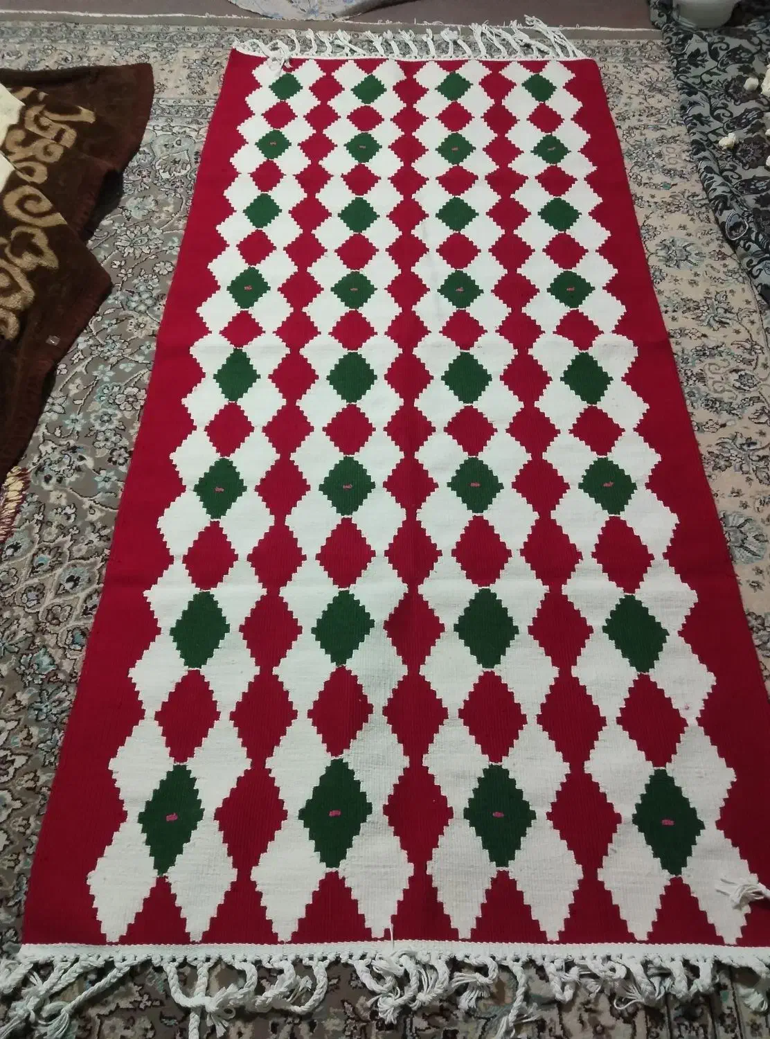 گلیم دست باف|گلیم، جاجیم، گبه|اردبیل, |دیوار