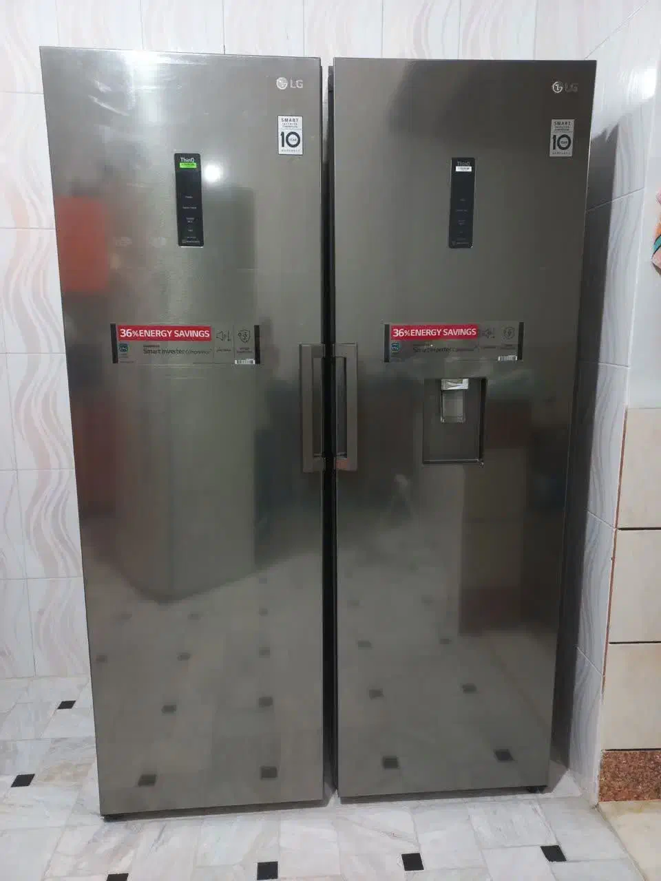 یخچال دوقلو الجی آک و نو|یخچال و فریزر|قم, انسجام|دیوار