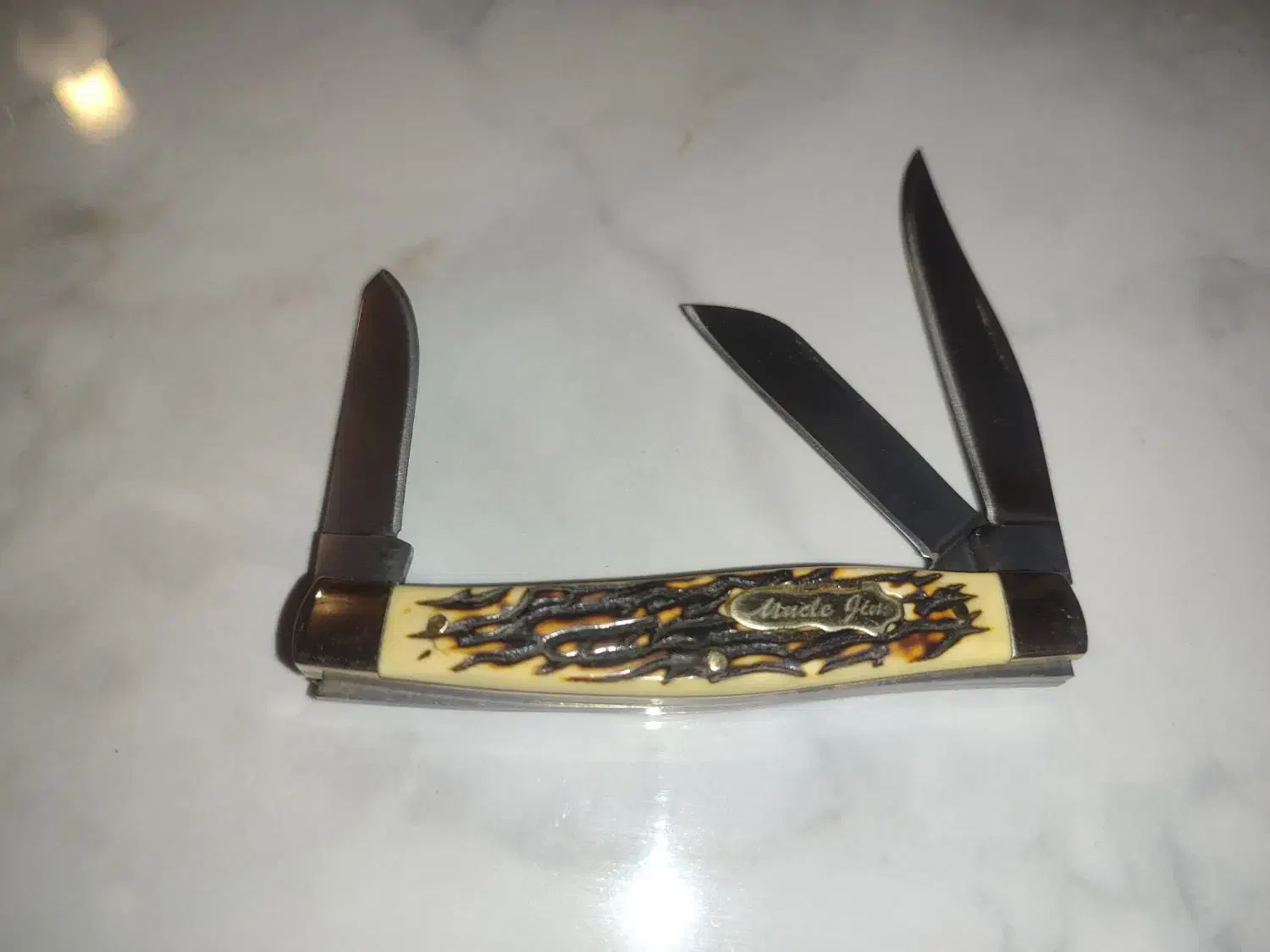 چاقو کلکسیونی ۳تیغ|کلکسیون اشیاء عتیقه|تبریز, |دیوار