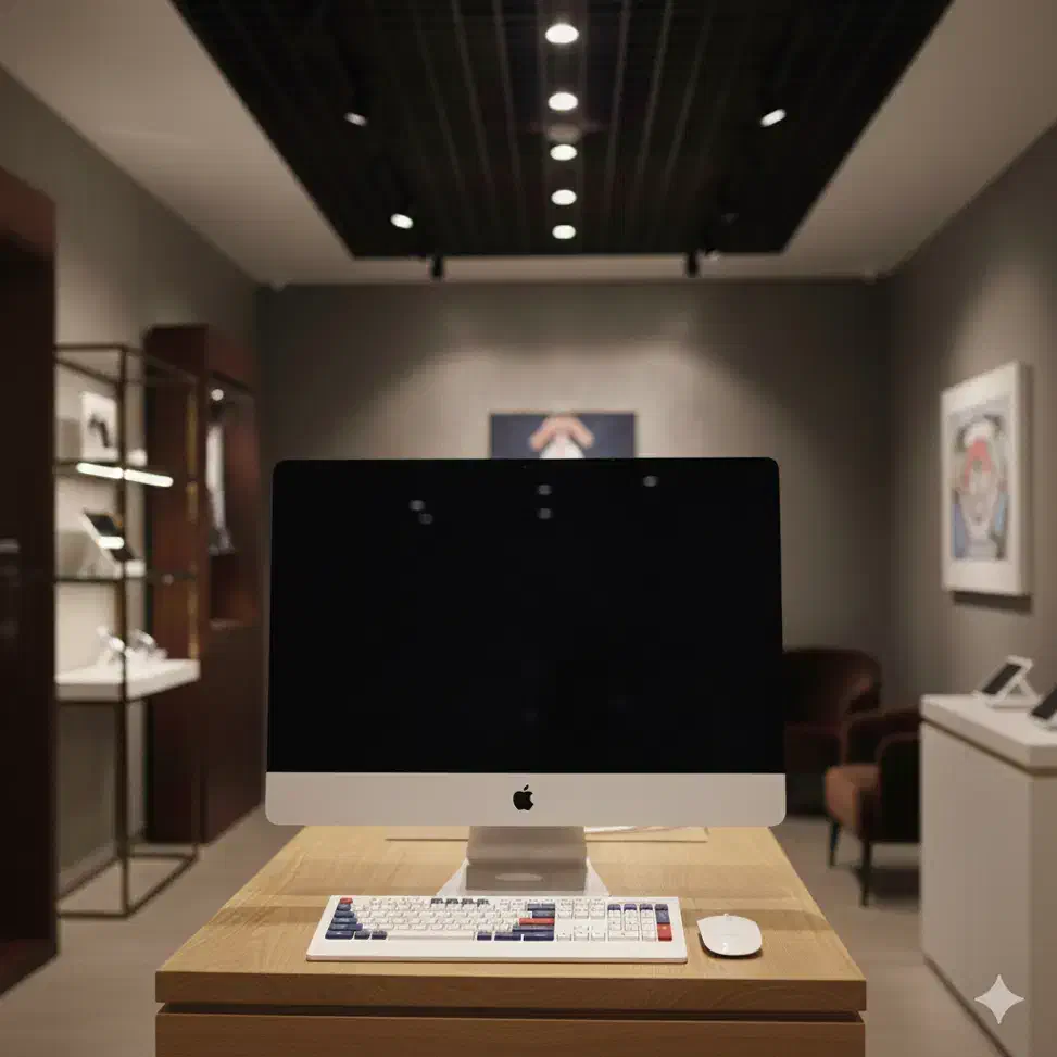 iMac all in one کامپیوتر اپل سفید صدفی رم ۱۶ ssd|رایانه رومیزی|تبریز, |دیوار